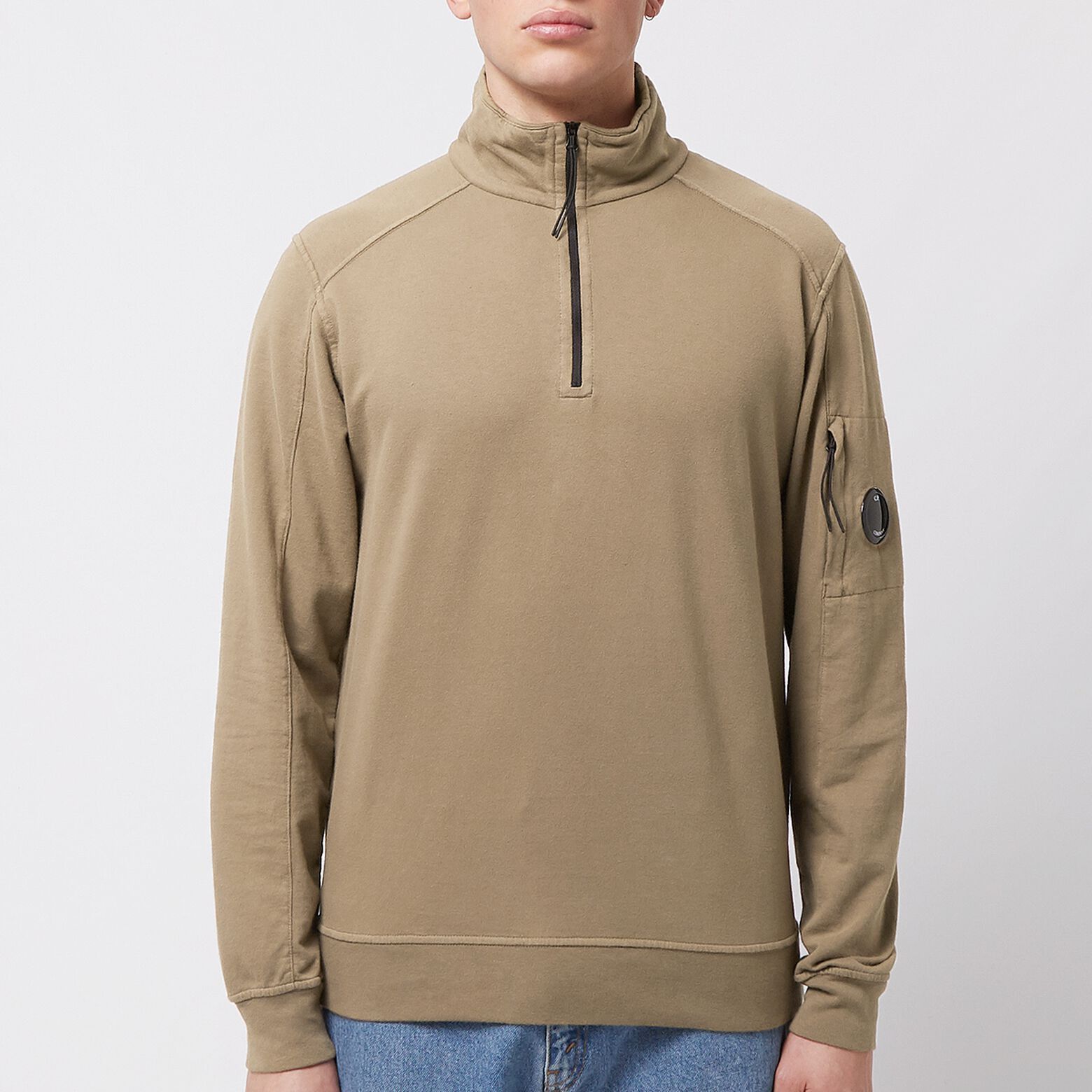 C.P. Company o1y1224 Turtleneck Sweatshirt in Khaki Size US XS / EU 42 / 0 - 2 Thumbnail