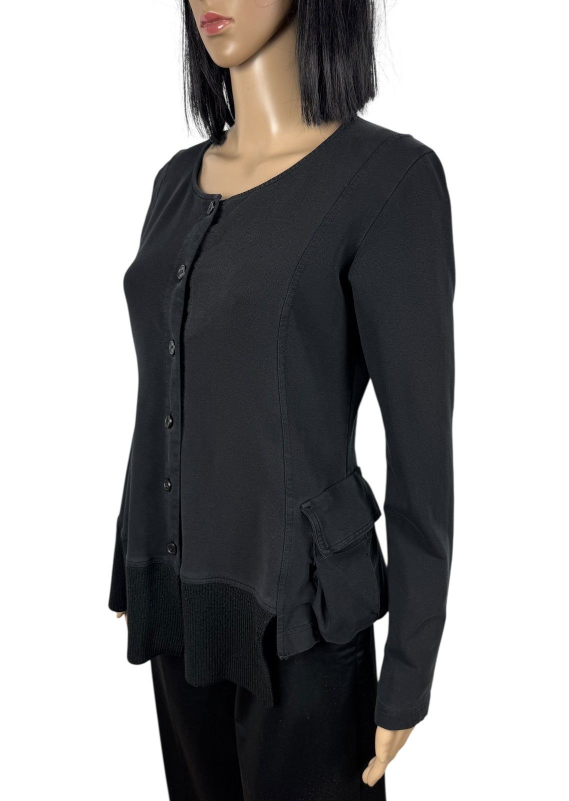 Rundholz Rundholz Asymmetrical Cotton-Wool Cardigan Pocket Accent M Size M / US 6-8 / IT 42-44 - 4 Thumbnail
