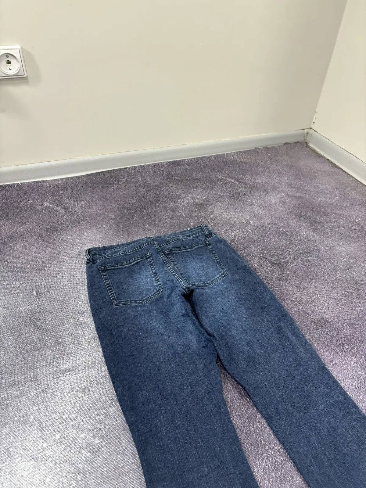 Acne Studios Acne Studios Skin 5 Deep Women’s Navy Denim Luxury Jeans Size 28" / US 6 / IT 42 - 11 Thumbnail