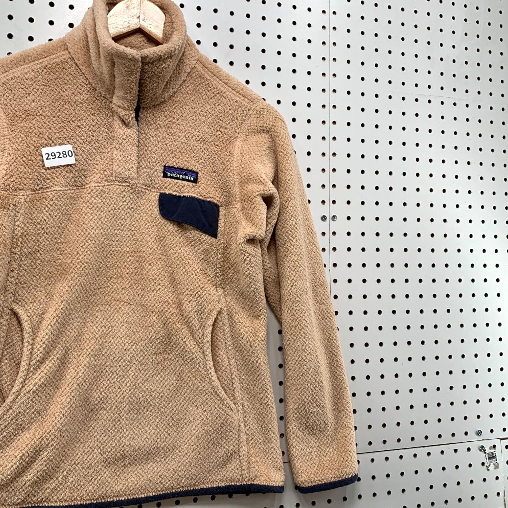 Patagonia Patagonia Re Tool Snap Sherpa Sweater Womens Small Brown Polartec Sherpa 17.5X24 Size S / US 4 / IT 40 - 4 Thumbnail