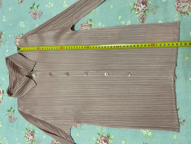 Issey Miyake Issey Miyake Pink pleated shirt Size L / US 10 / IT 46 - 7 Thumbnail