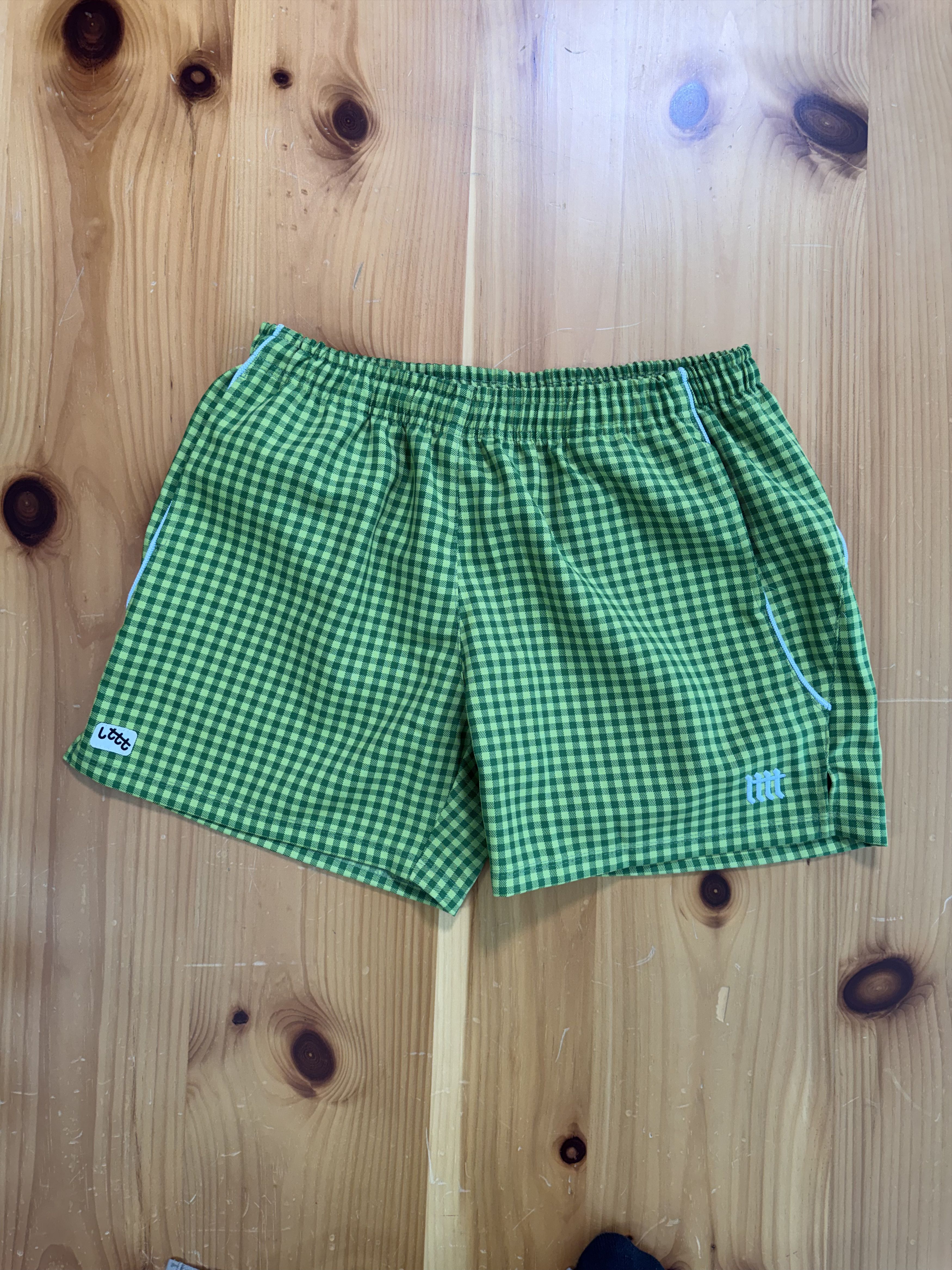 Japanese Brand Little Tokyo LTTT Plaid Checkered Table Tennis Shorts Size US 32 / EU 48 - 1 Thumbnail
