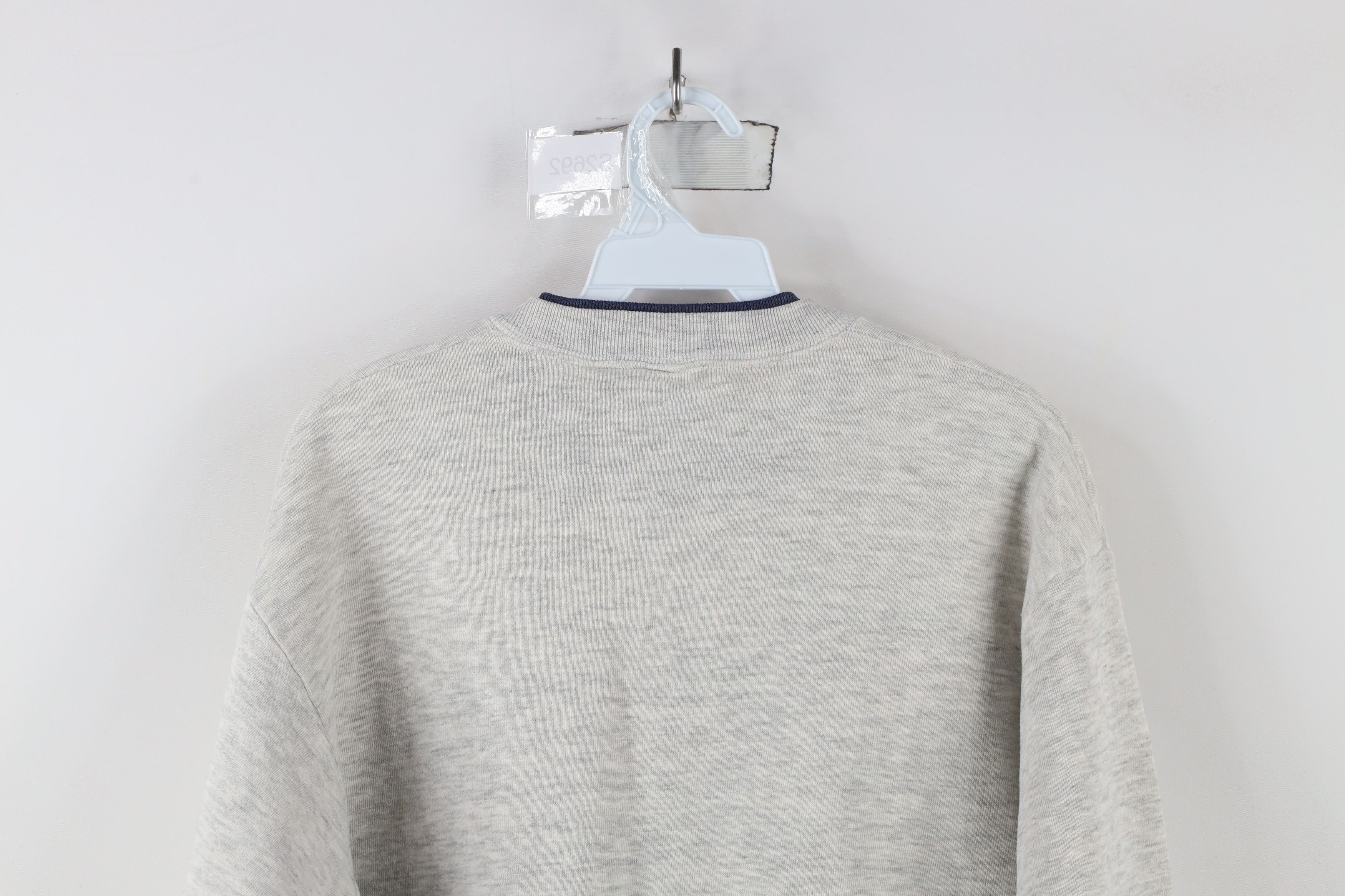 Vintage Vintage 90s Out West Virginia University Sweatshirt Gray USA Size L / US 10 / IT 46 - 9 Thumbnail