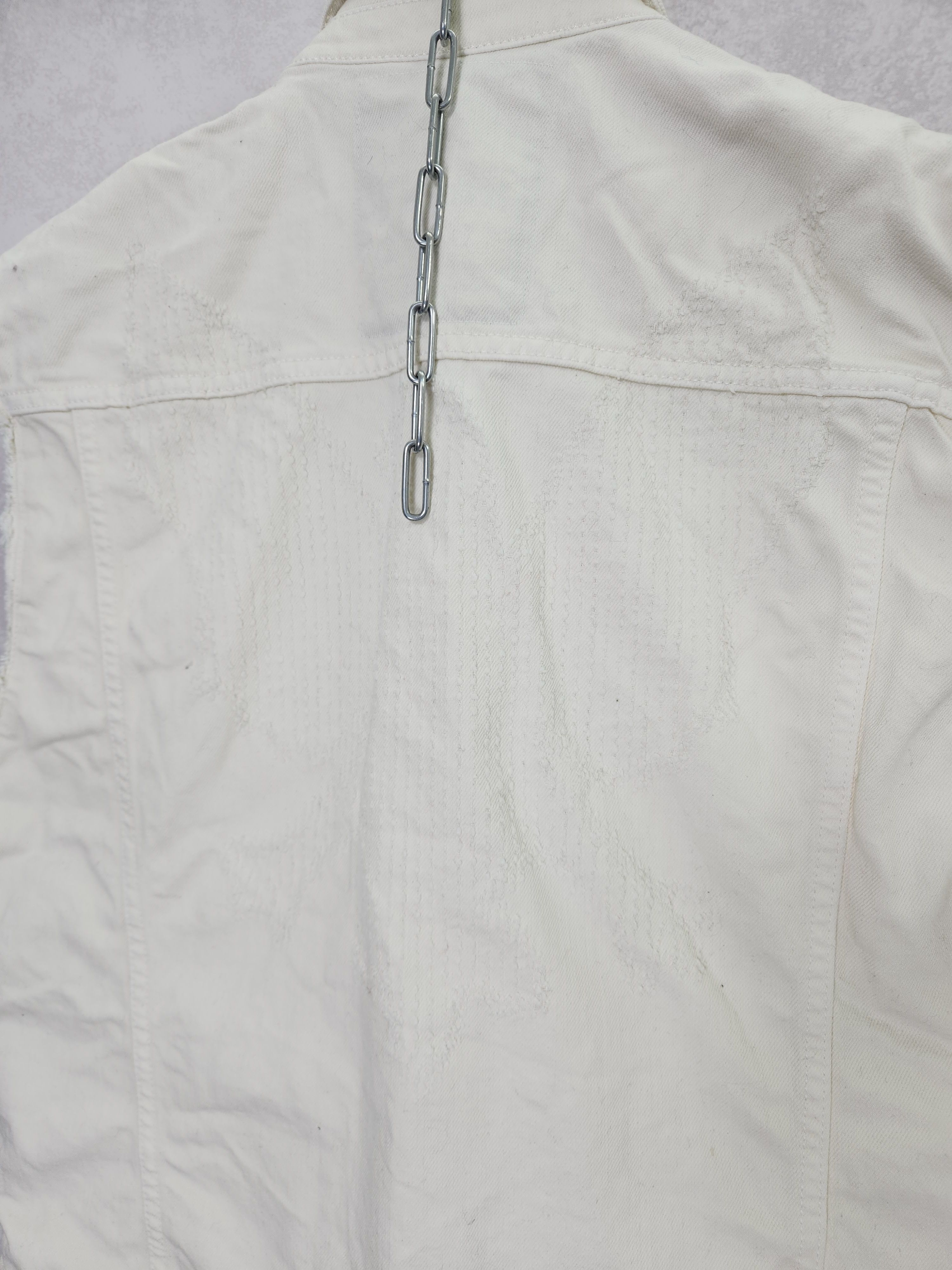 Zadig & Voltaire Zadig Voltaire white denim cotton jeans vest Size L / US 10 / IT 46 - 8 Thumbnail