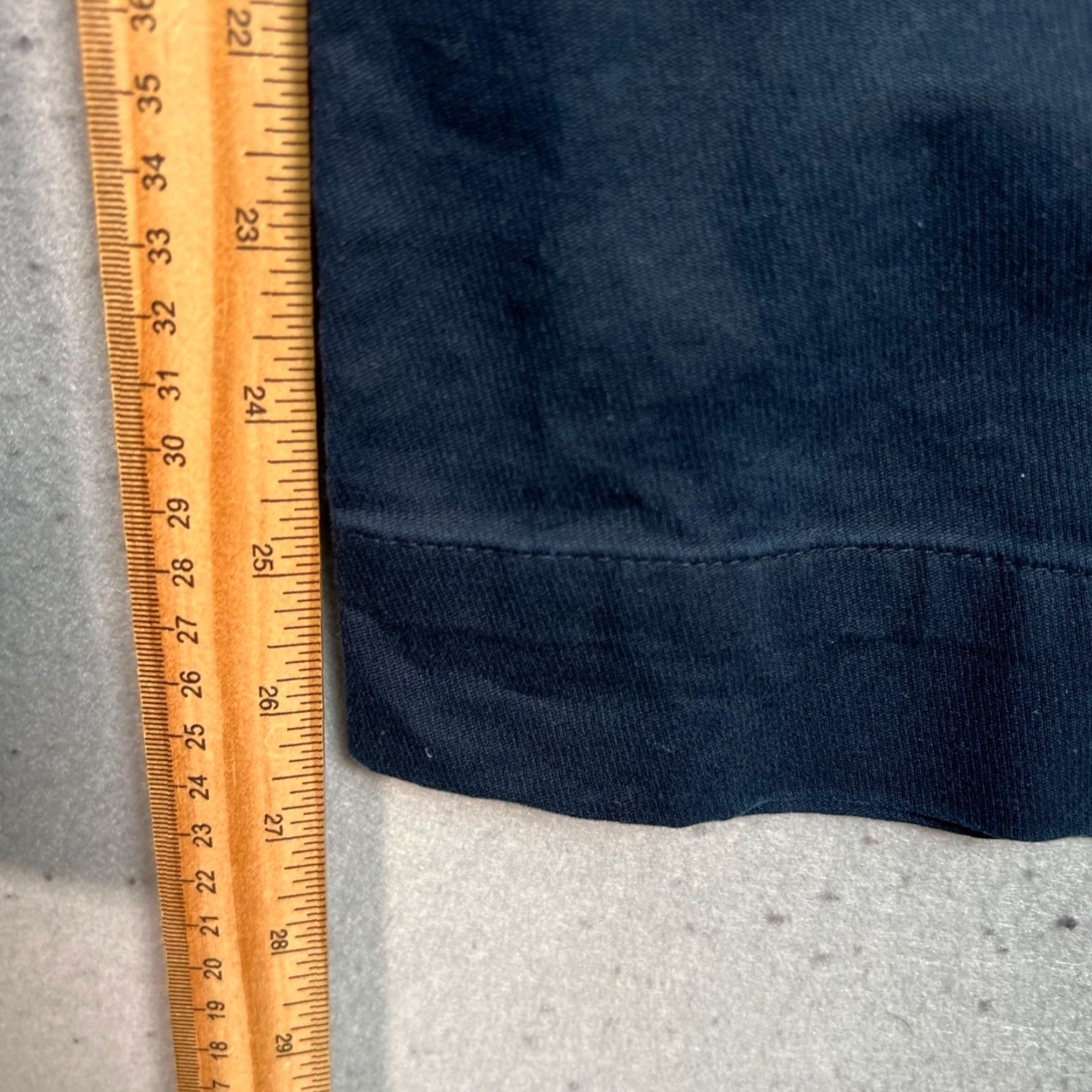 Banana Republic VINTAGE Banana Republic Womens Size 2P Petites Navy Blue Cotton Stretch Sailor Pants Size 26" / US 2 / IT 38 - 7 Thumbnail
