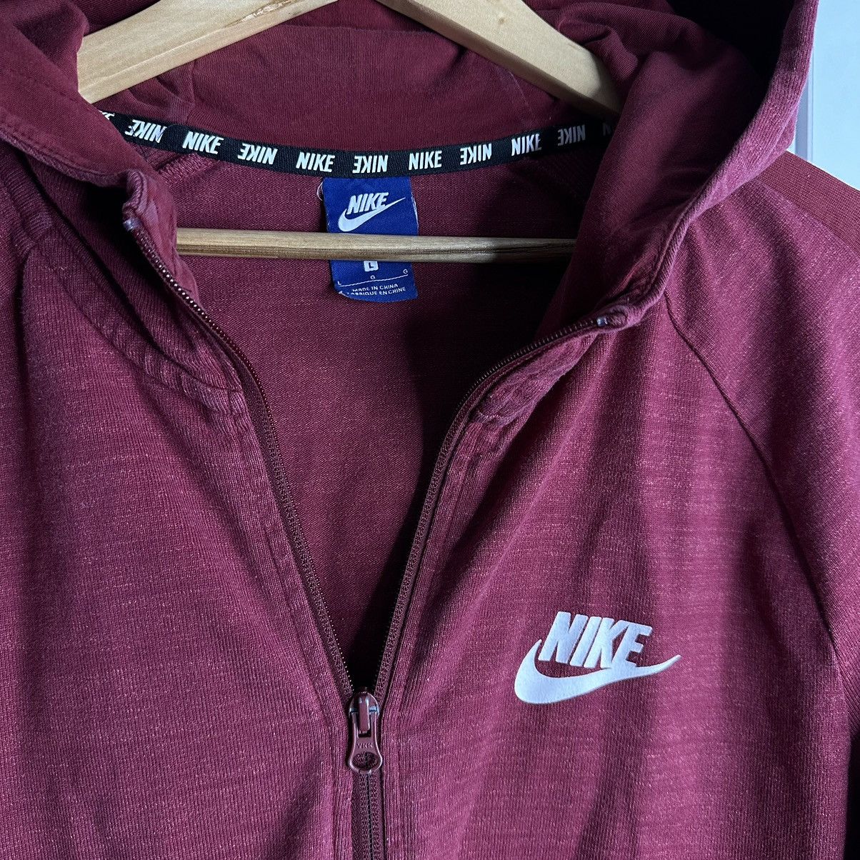 Nike Nike Vintage StreetWear Hoodie Zip Size US L / EU 52-54 / 3 - 3 Thumbnail
