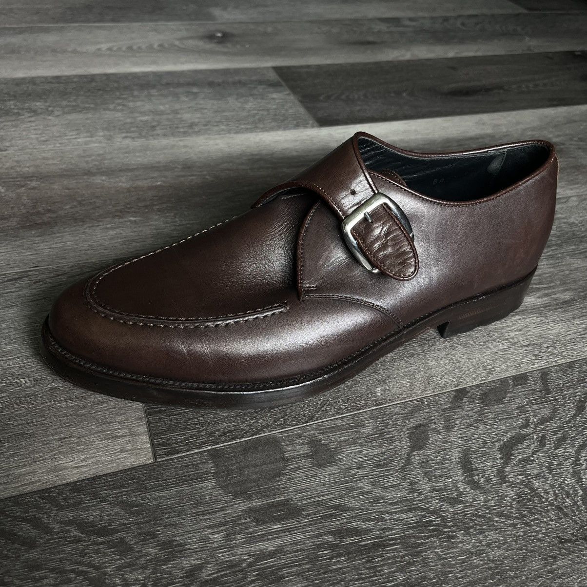 Vintage Mr. Hare Bacon Monk Strap Shoes Loafers Brown 10.5