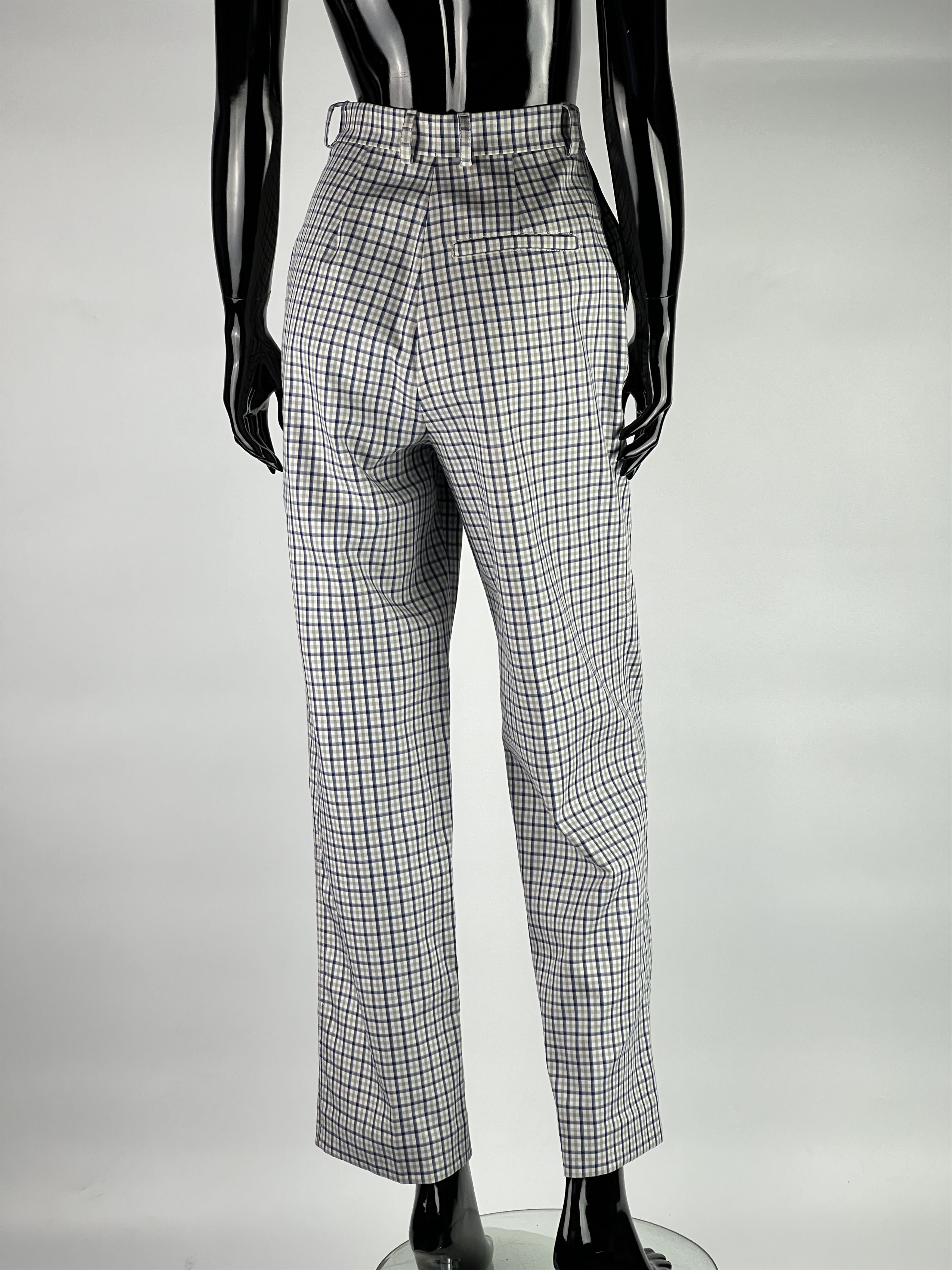 Arket Arket Women's Plaid Cotton Pants Size 34/XS Size 26" / US 2 / IT 38 - 3 Thumbnail