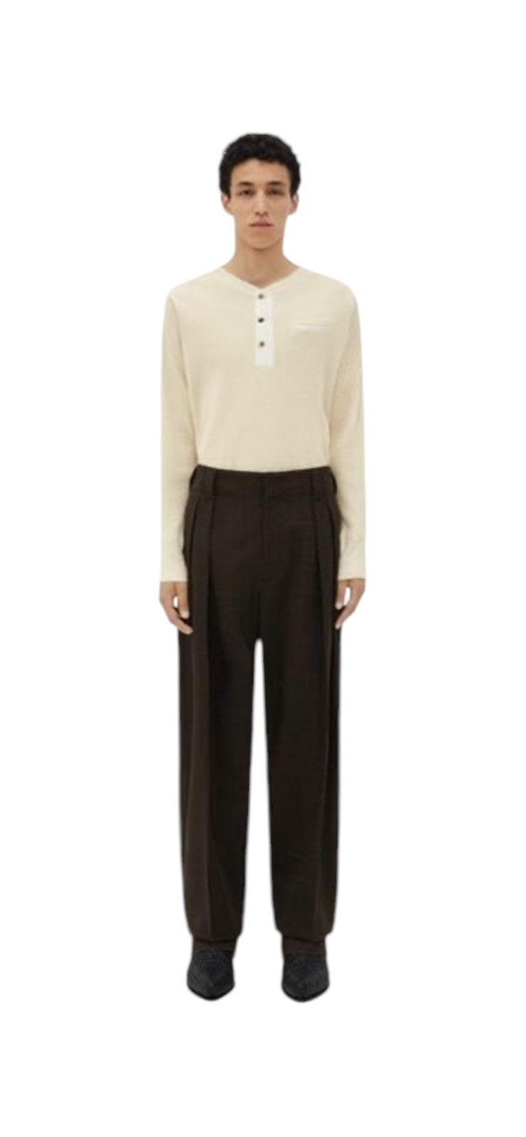 Bottega Veneta CRISS-CROSS PLEATED TROUSERS Size US 34 / EU 50 - 3 Thumbnail