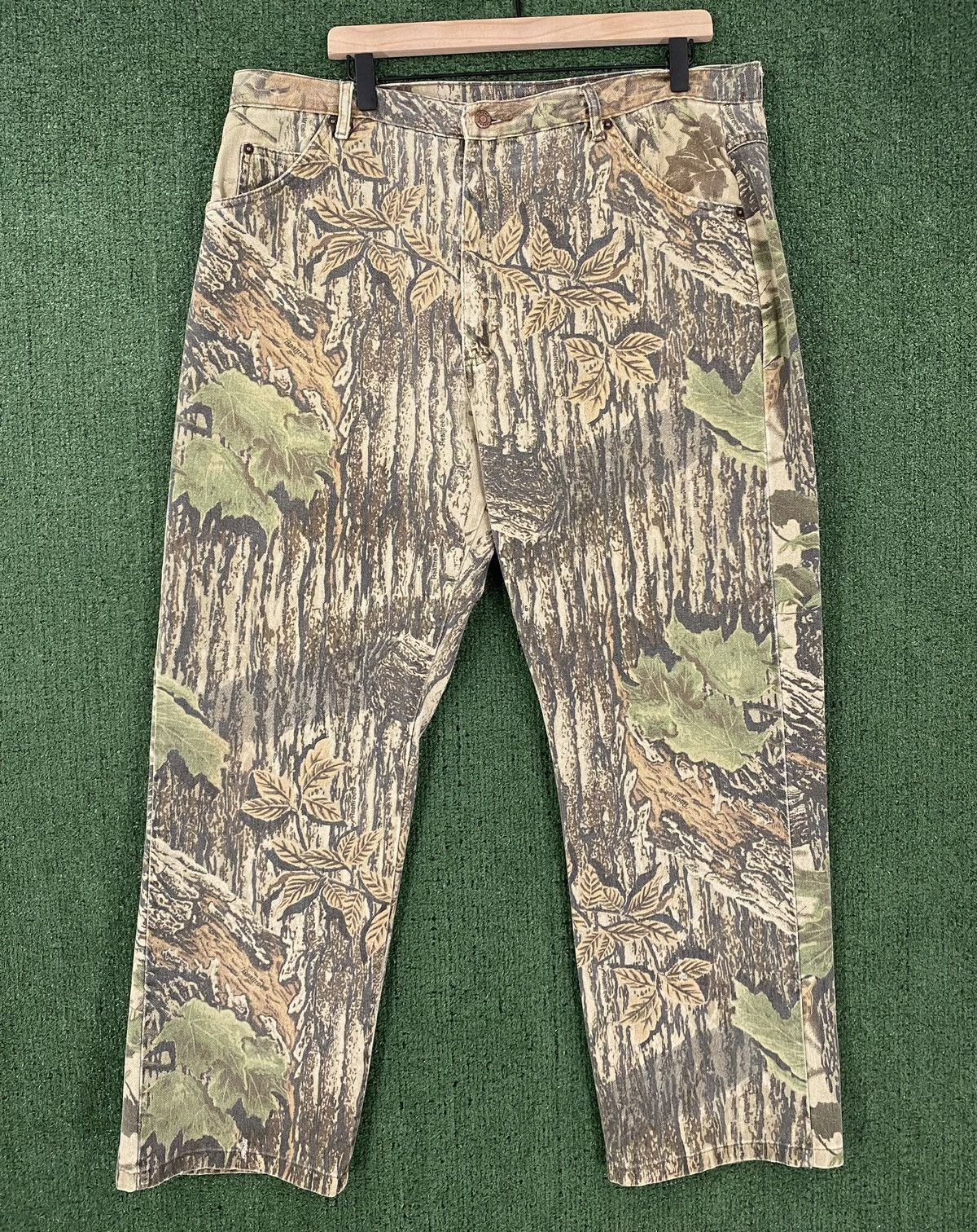 Other Vintage 90’s Duxbak Realtree Bark Leaf Camo Jeans Sz 38 Size US 38 / EU 54 - 1 Thumbnail