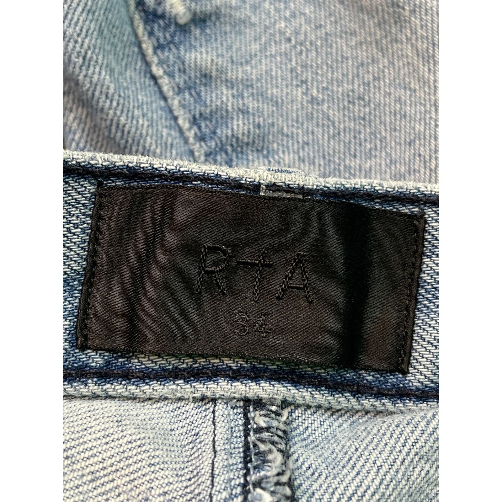 Rta RTA Light Wash Blue Jeans Size US 34 / EU 50 - 7 Thumbnail