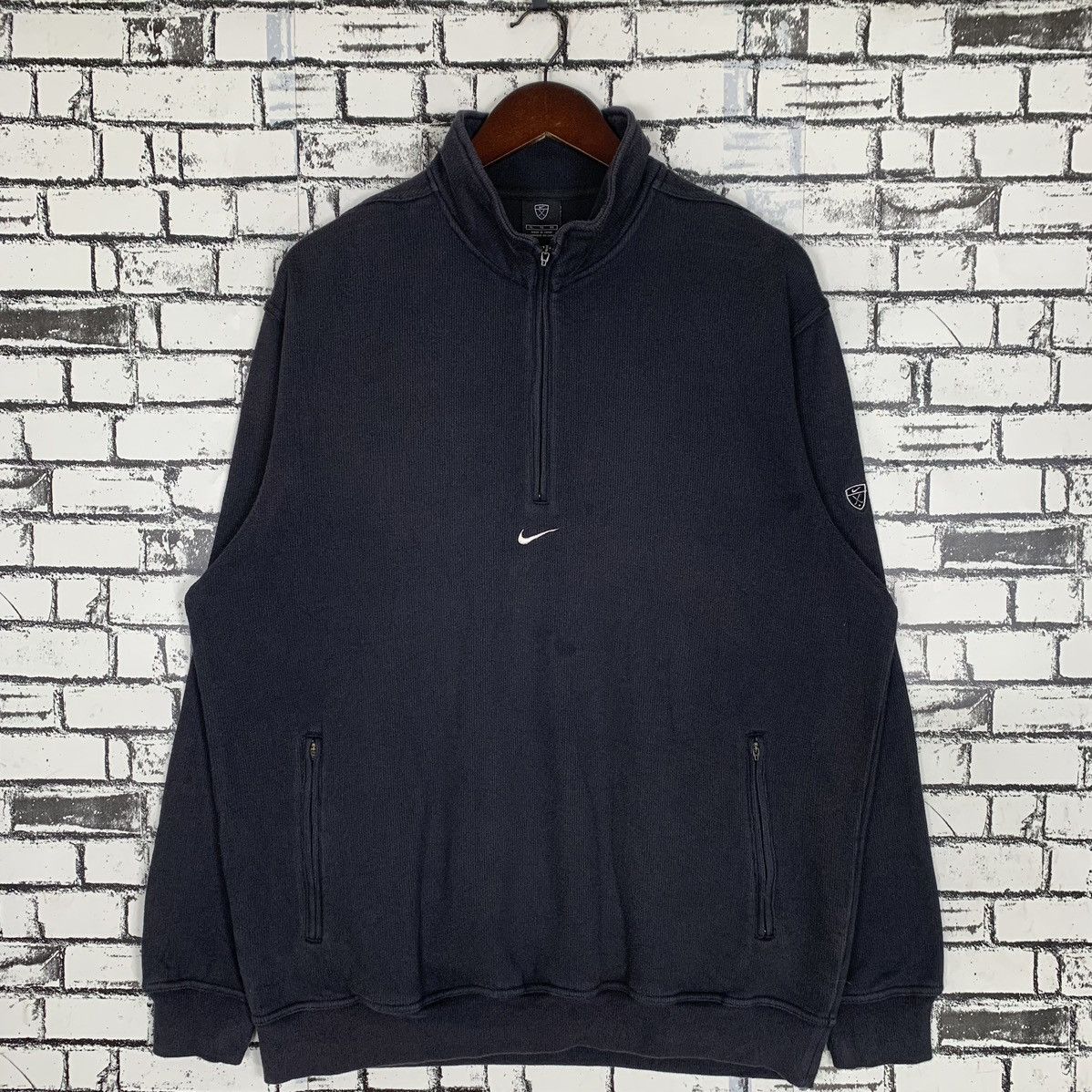 Nike Nike Golf Center Small Logo Half Zip Sweatshirt Size US XL / EU 56 / 4 - 1 Thumbnail