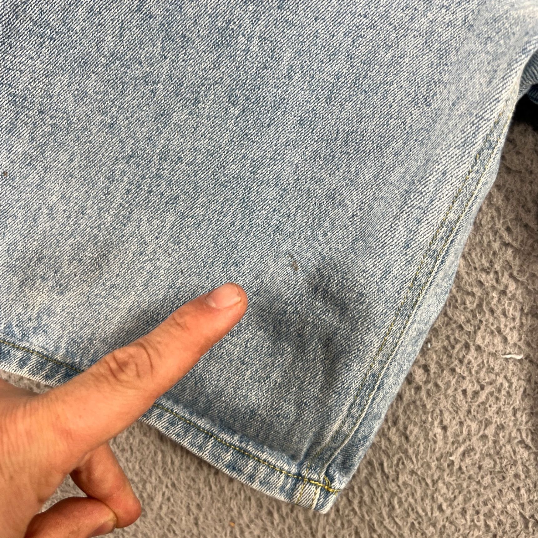 Bugle Boy VINTAGE Bugle Boy Jeans Bermuda Shorts 25" Light Blue Denim Casual Mens 90s Vintage Size US 26 / EU 42 - 3 Thumbnail