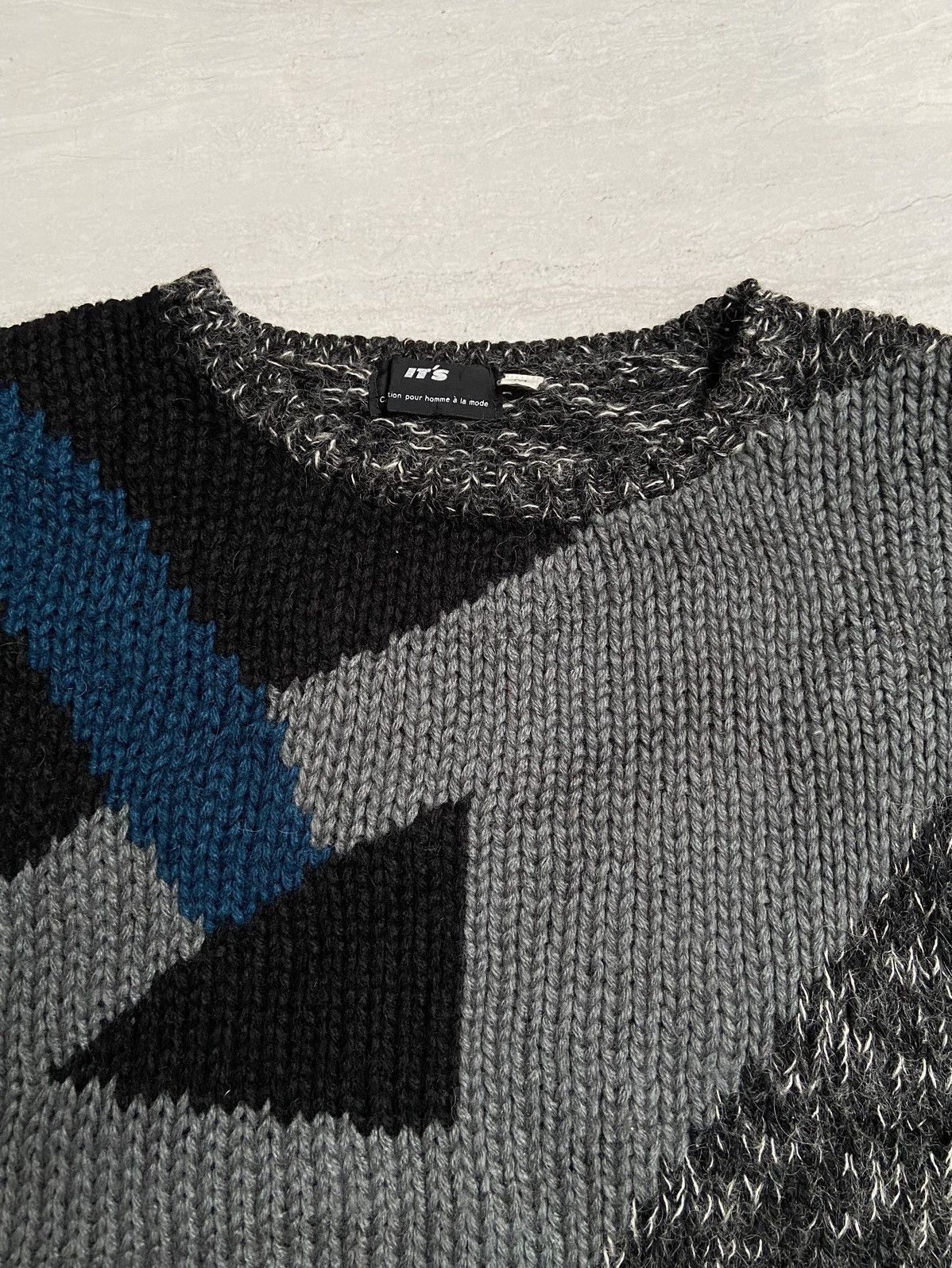 Designer × Japanese Brand IT’S POUR HOMME Knit Sweaters Size US L / EU 52-54 / 3 - 11 Thumbnail