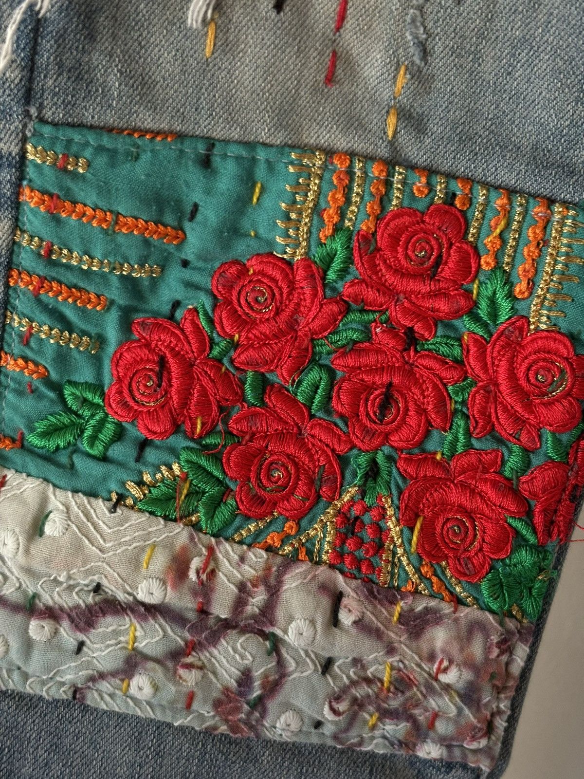 Amiri Amiri Embroidered Denim Size US 29 - 8 Thumbnail