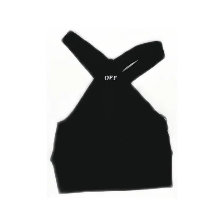 Off-White Stylish Versatile Tank Top 0079