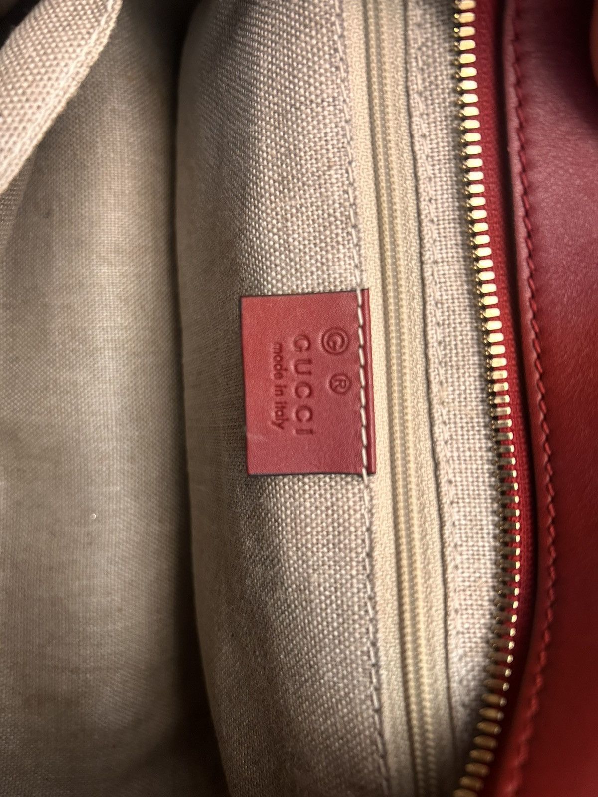 Gucci GUCCI GG LOGO LEATHER S/M SATCHEL BAG Size ONE SIZE - 5 Thumbnail