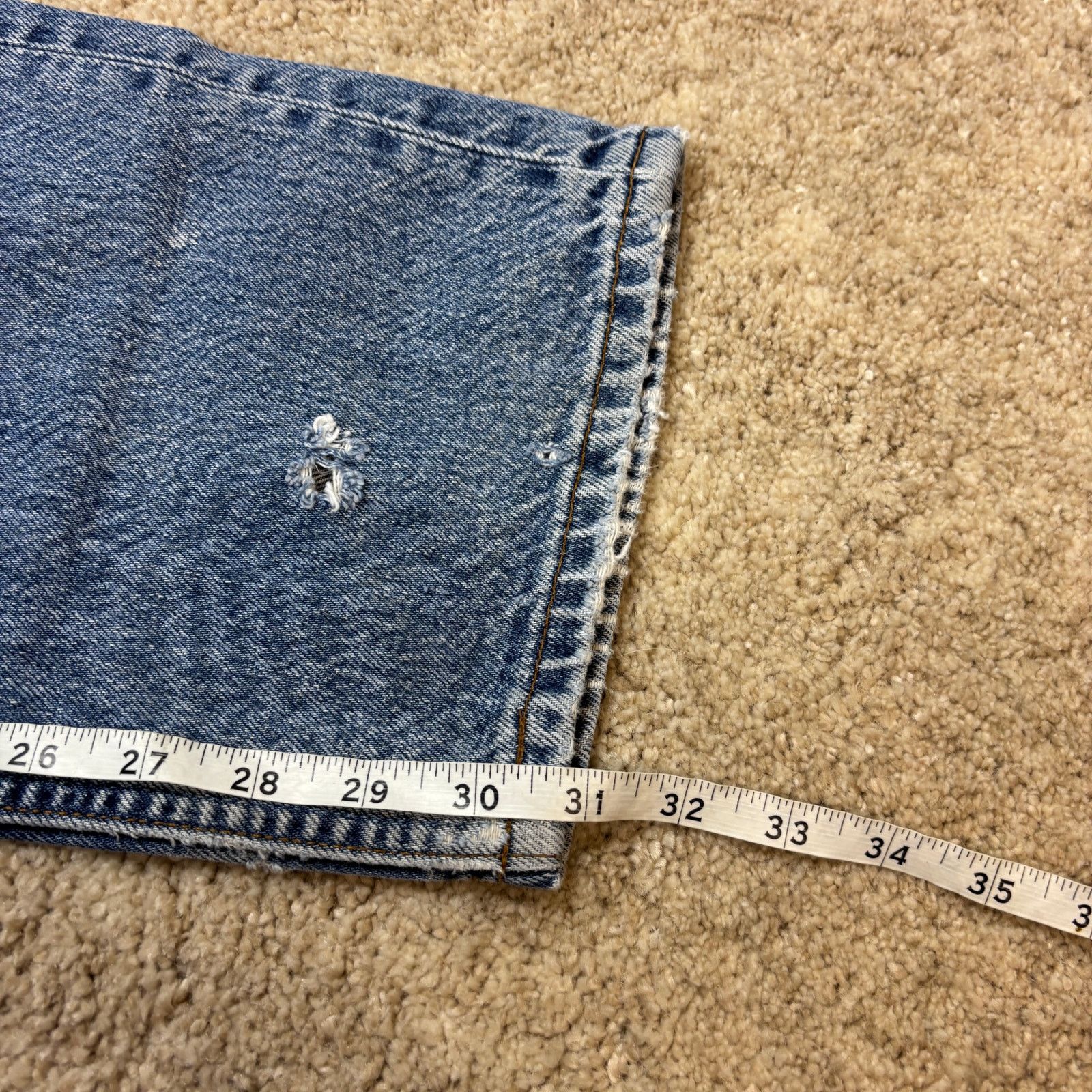 Levi's × Vintage Vintage 90s Levi's 517 Boot Cut Jeans 34x32 (Actual 32x31) Size US 32 / EU 48 - 9 Thumbnail