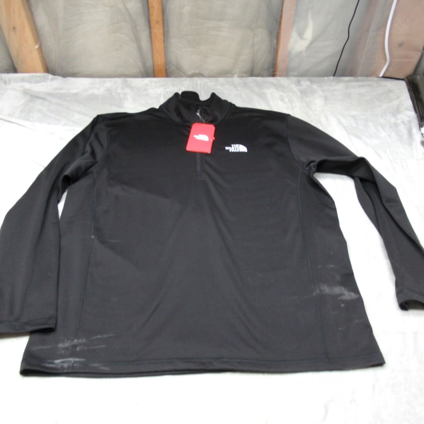 The North Face The North Face Shirt Mens 2XL Black Tech Glacier 1/4 Zip Fleece Mock Neck Logo Size US XXL / EU 58 / 5 - 2 Thumbnail