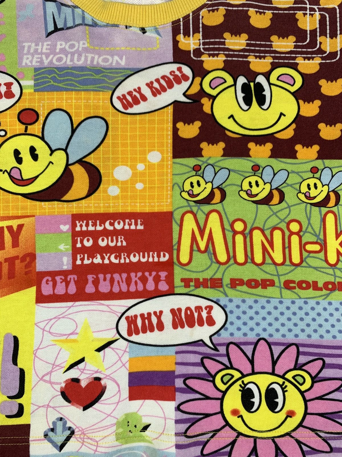 Other 2000s Mini-K Japan Cute Pop Multigraphic Cropped Babby Tee Size S / US 4 / IT 40 - 5 Thumbnail