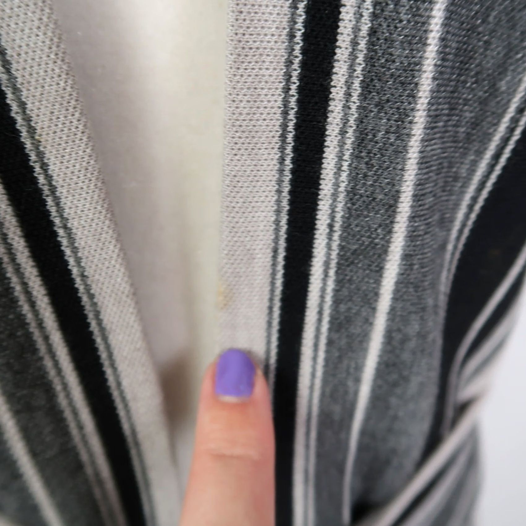 Vintage VINTAGE Act III Grey Striped Sleeveless Kimono Vest Belted Wrap Jacket Shirt Dress? Size M / US 6-8 / IT 42-44 - 7 Thumbnail
