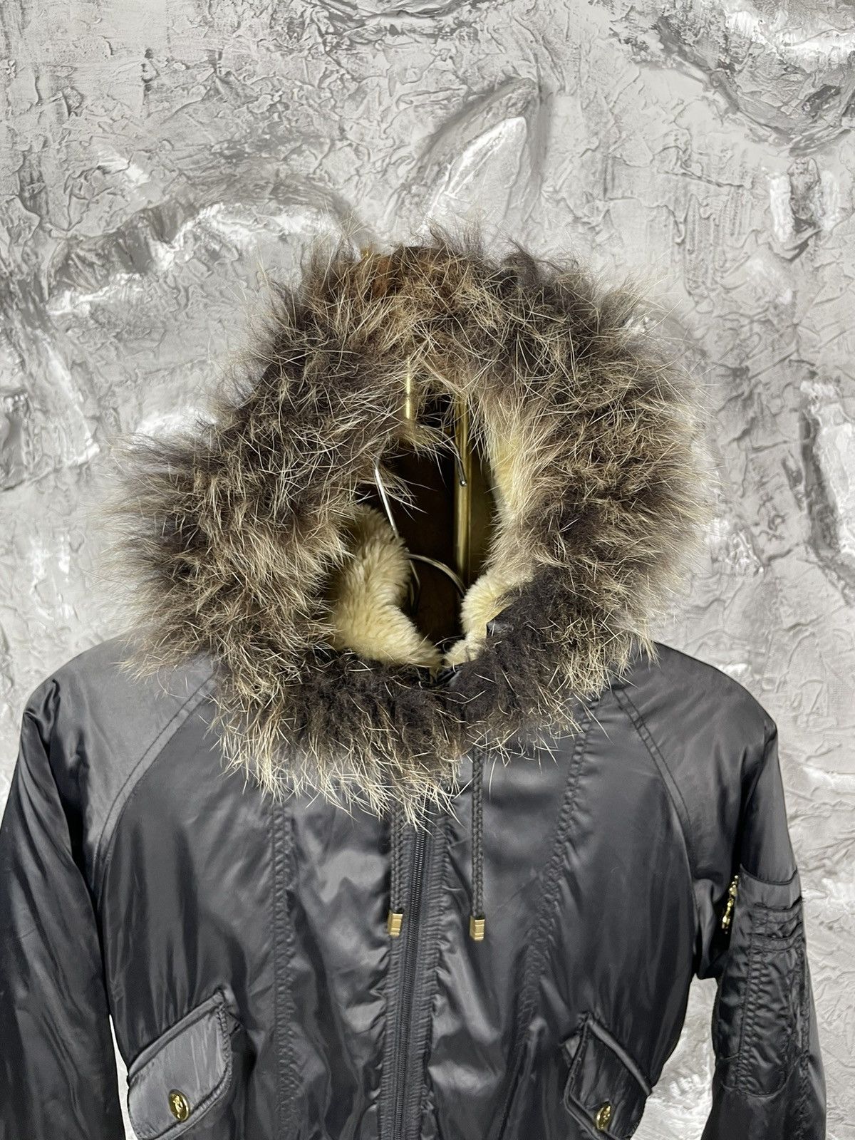If Six Was Nine × Japanese Brand 2000s Fur Japanese Cropped Bomber Y2K Hysteric Glamour Style Size US S / EU 44-46 / 1 - 6 Thumbnail