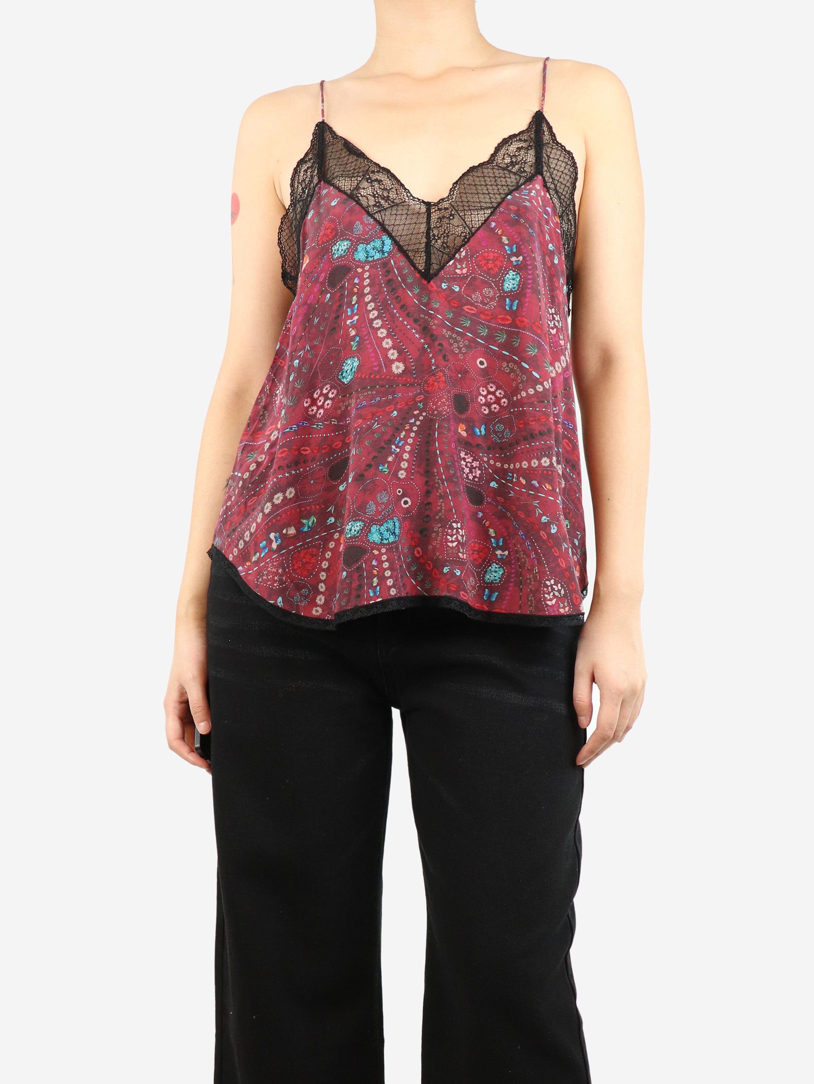 Zadig Voltaire Theresa Print Seasonal selling Fall Blouse Size XS MSRP $358