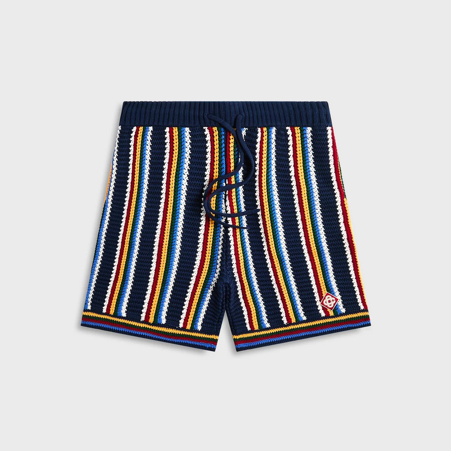Casablanca o1rshd1 DUP / Cotton Crochet Shorts in Navy Size US 30 / EU 46 - 1 Thumbnail