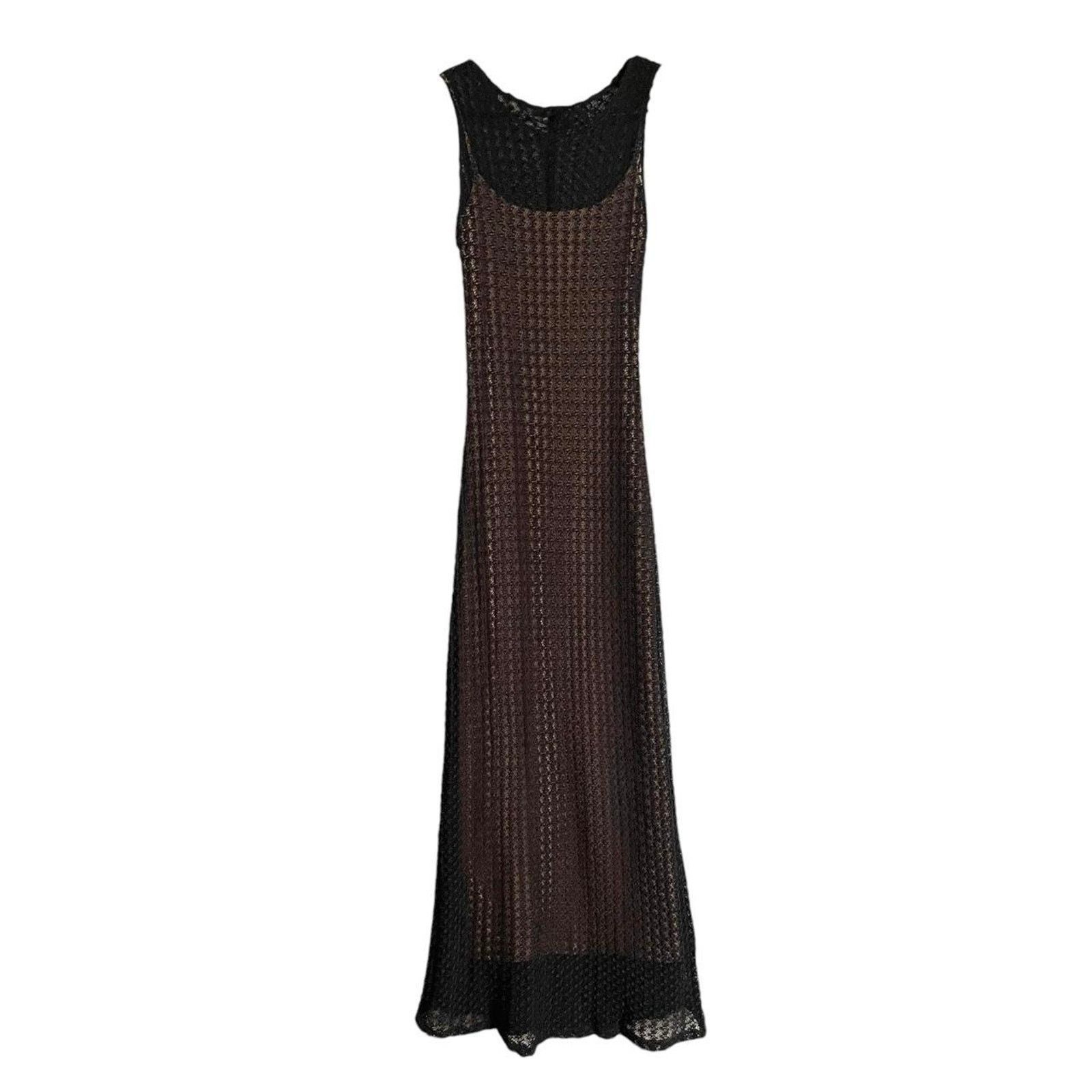 Express Vintage Y2K dark fairy goth vamp black maxi dress Size 1/2 Size XS / US 0-2 / IT 36-38 - 1 Thumbnail