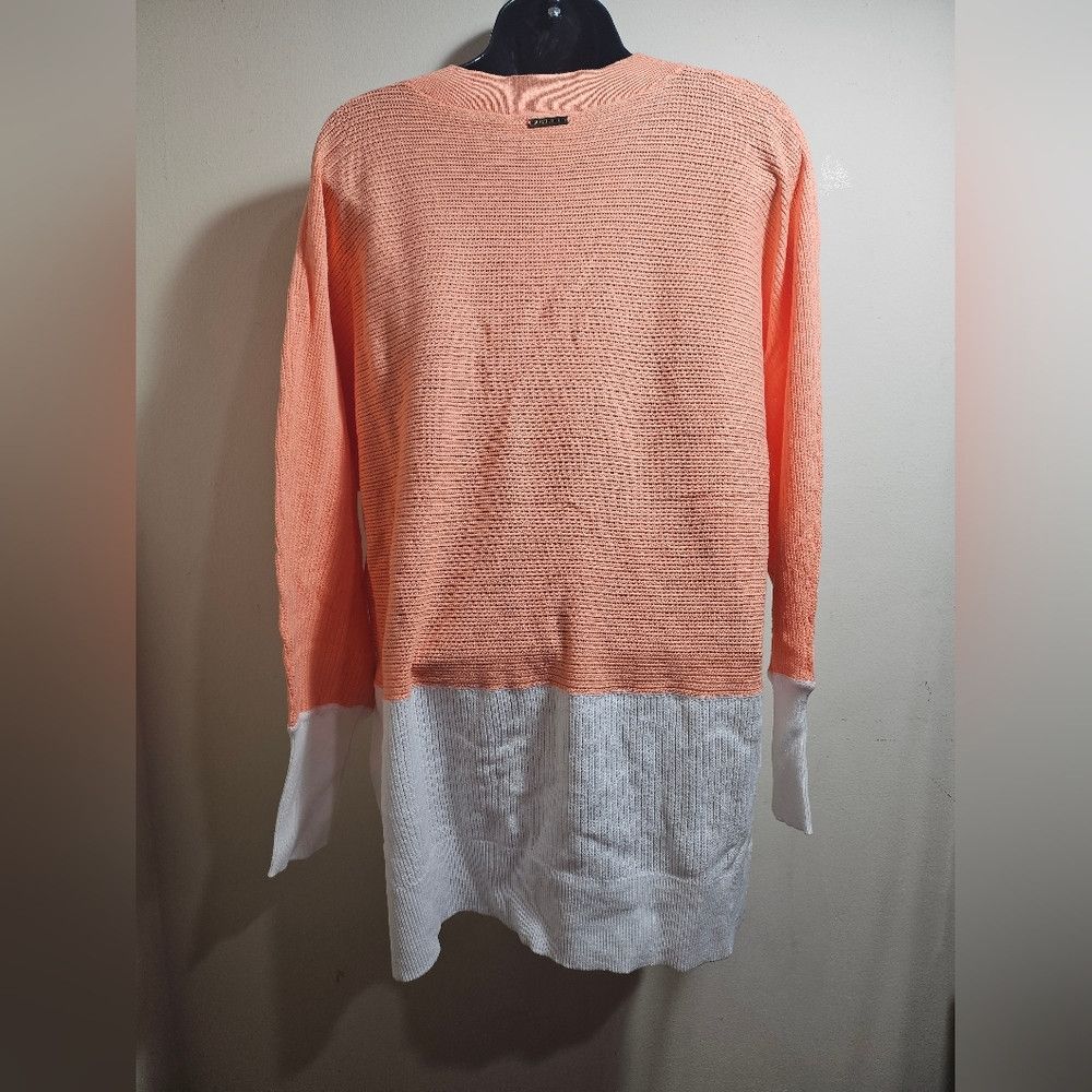 Michael Kors Michael Kors Coral White Colorblock Dolman Sleeve Sweater M Size M / US 6-8 / IT 42-44 - 3 Thumbnail