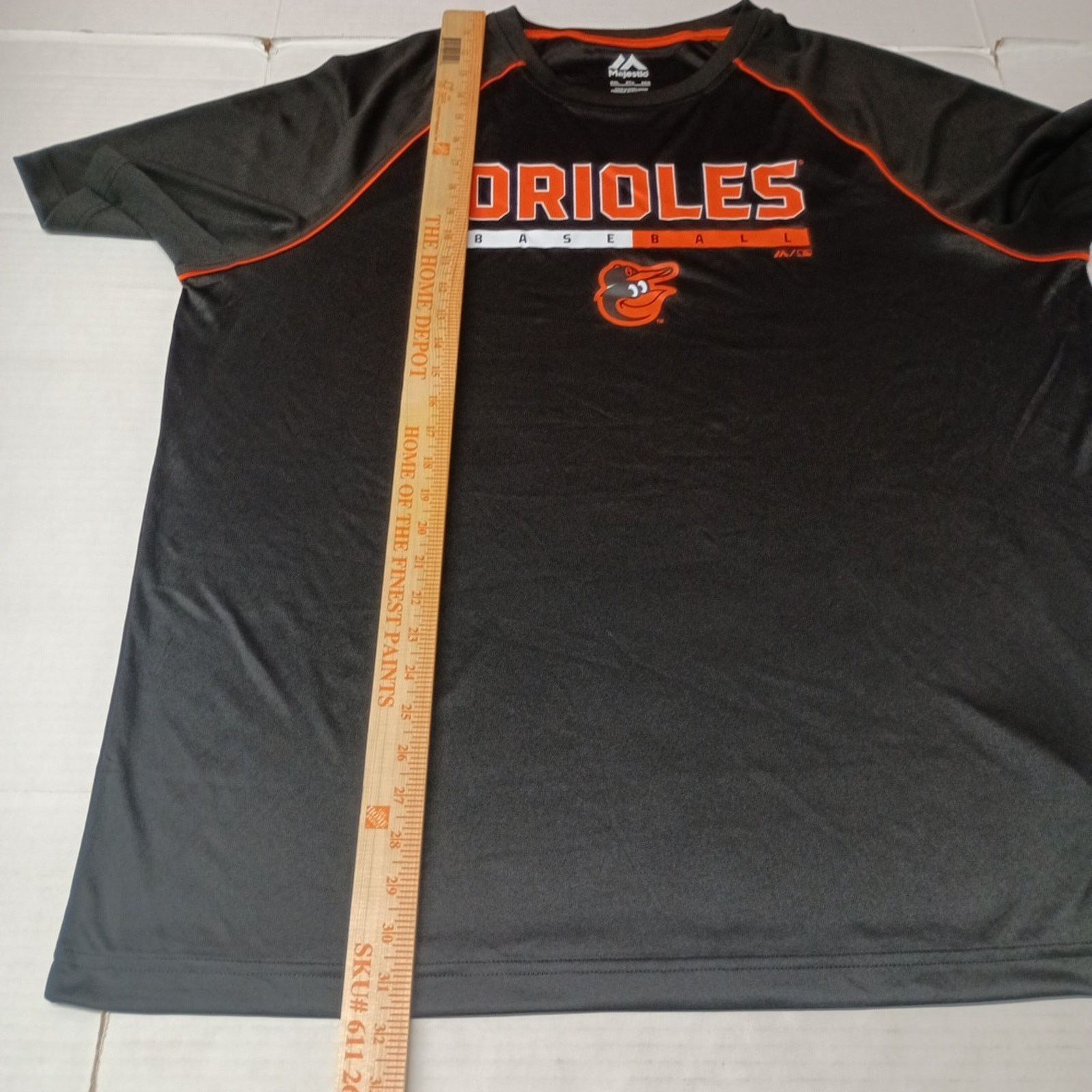 Majestic Baltimore Orioles MLB Shirt Men’s 2XL XXL Black Short Sleeve Size US XXL / EU 58 / 5 - 5 Thumbnail