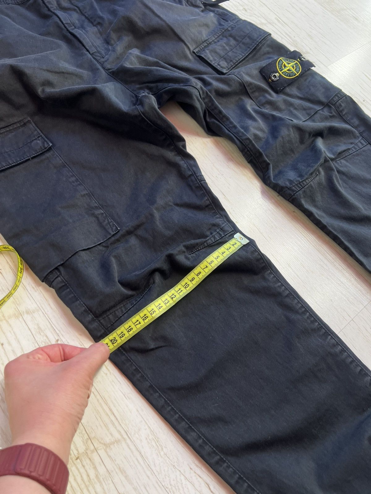 Stone Island Stone Island Cargo Pants W32 Graphite Dark Grey Jogger Size US 32 / EU 48 - 13 Thumbnail