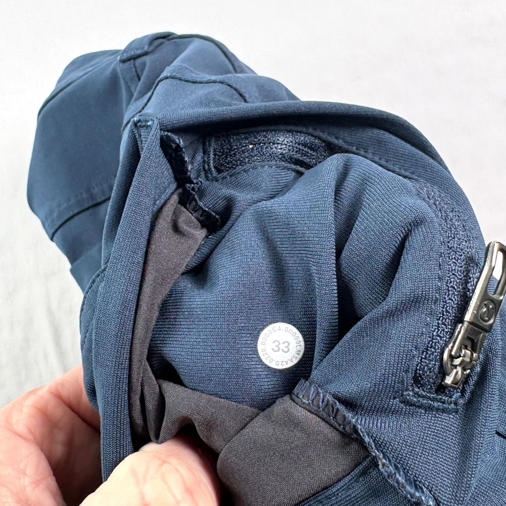 Lululemon Lululemon ABC Pants Mens 33x27 Blue Chino Classic Fit Preppy Stretch Golf Casual Pants Size US 33 - 4 Thumbnail