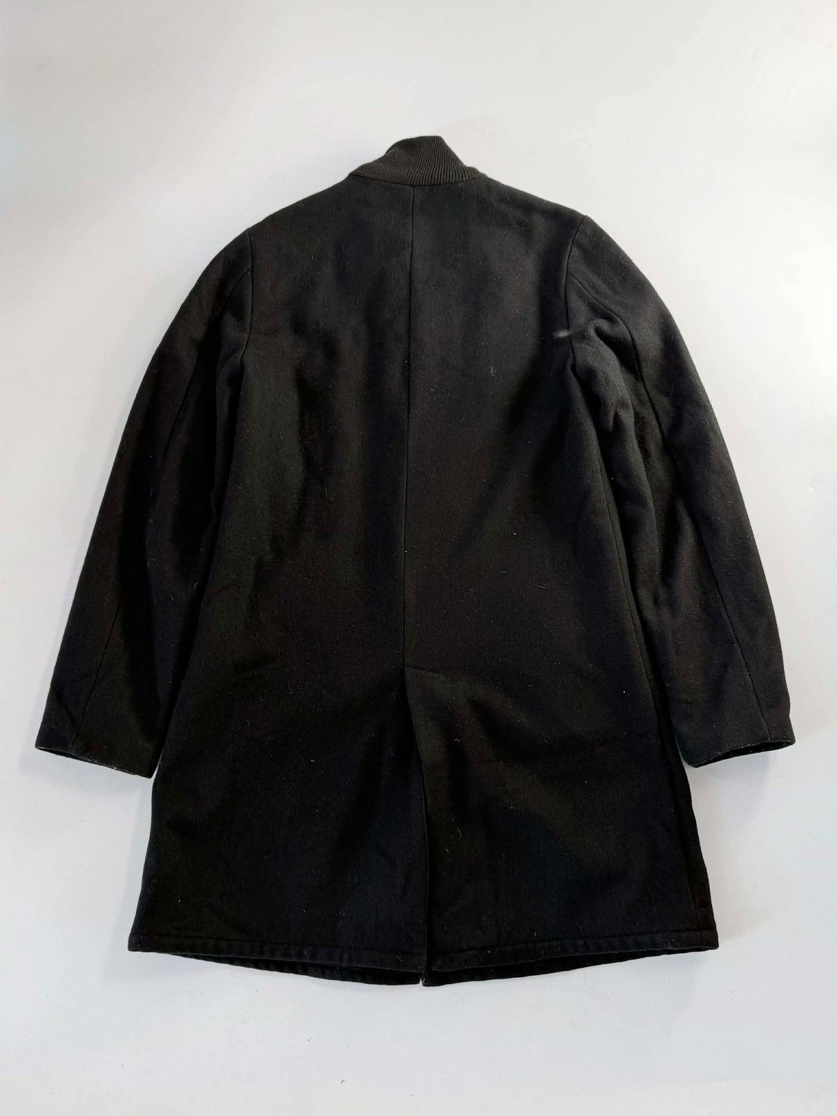 Helmut Lang Helmut Lang 1998 Black Long Wool Coat Size XS / US 0-2 / IT 36-38 - 2 Thumbnail