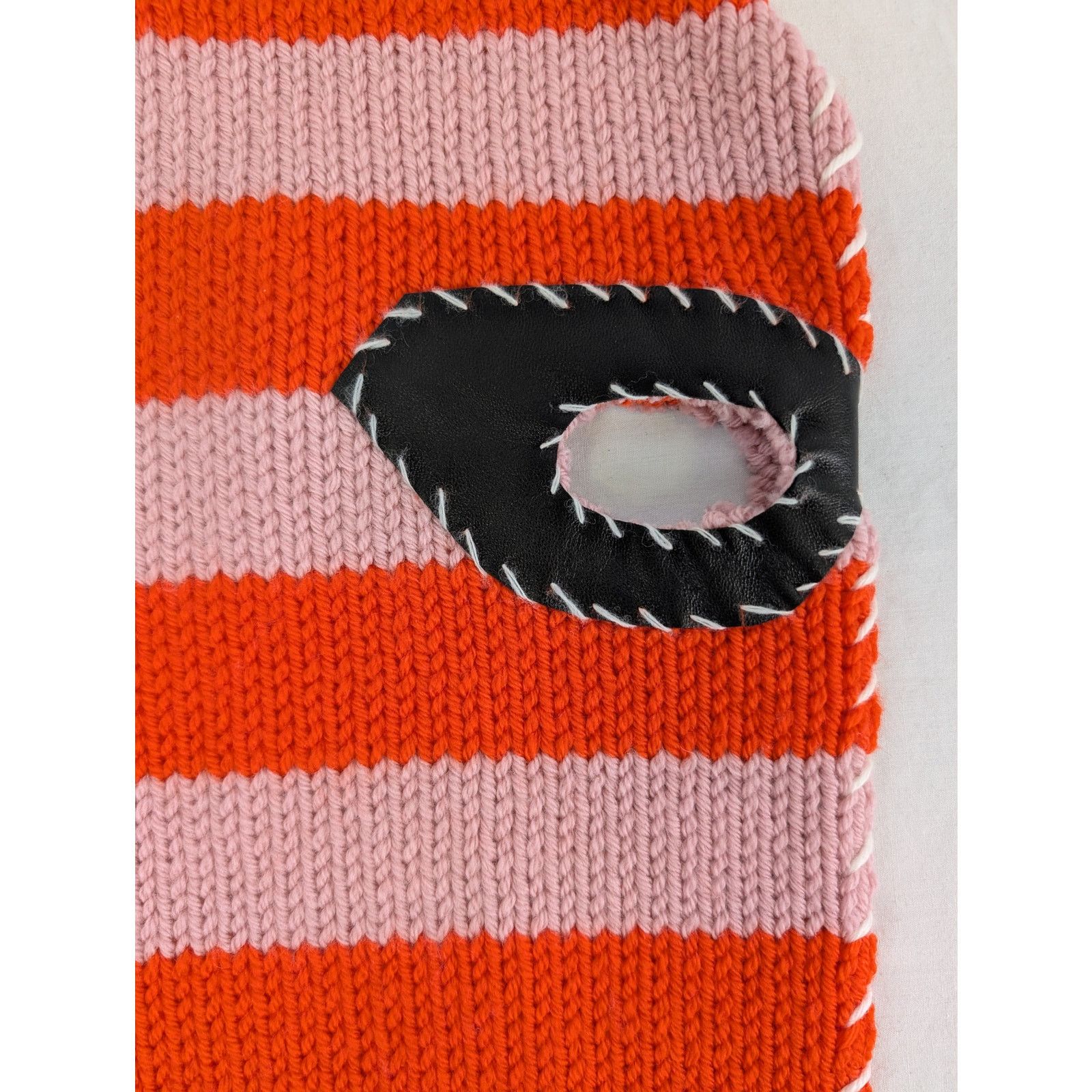 Marni o1rshd1 Size: M / Balaclava Scarf Cap / Hat in Red Stripe Size ONE SIZE - 3 Thumbnail