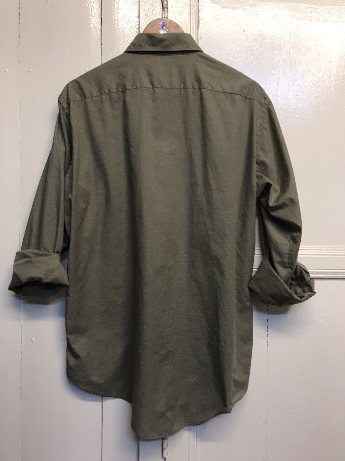 Christian Dior Monsieur CD Men Shirt Army Green Size US L / EU 52-54 / 3 - 5 Thumbnail
