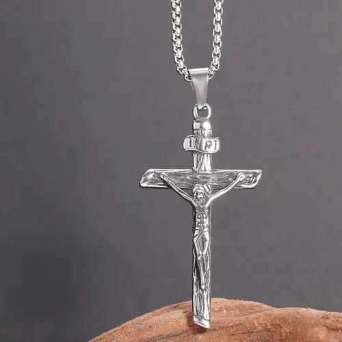 Jewelry Christian Cross Necklace Size ONE SIZE - 3 Thumbnail