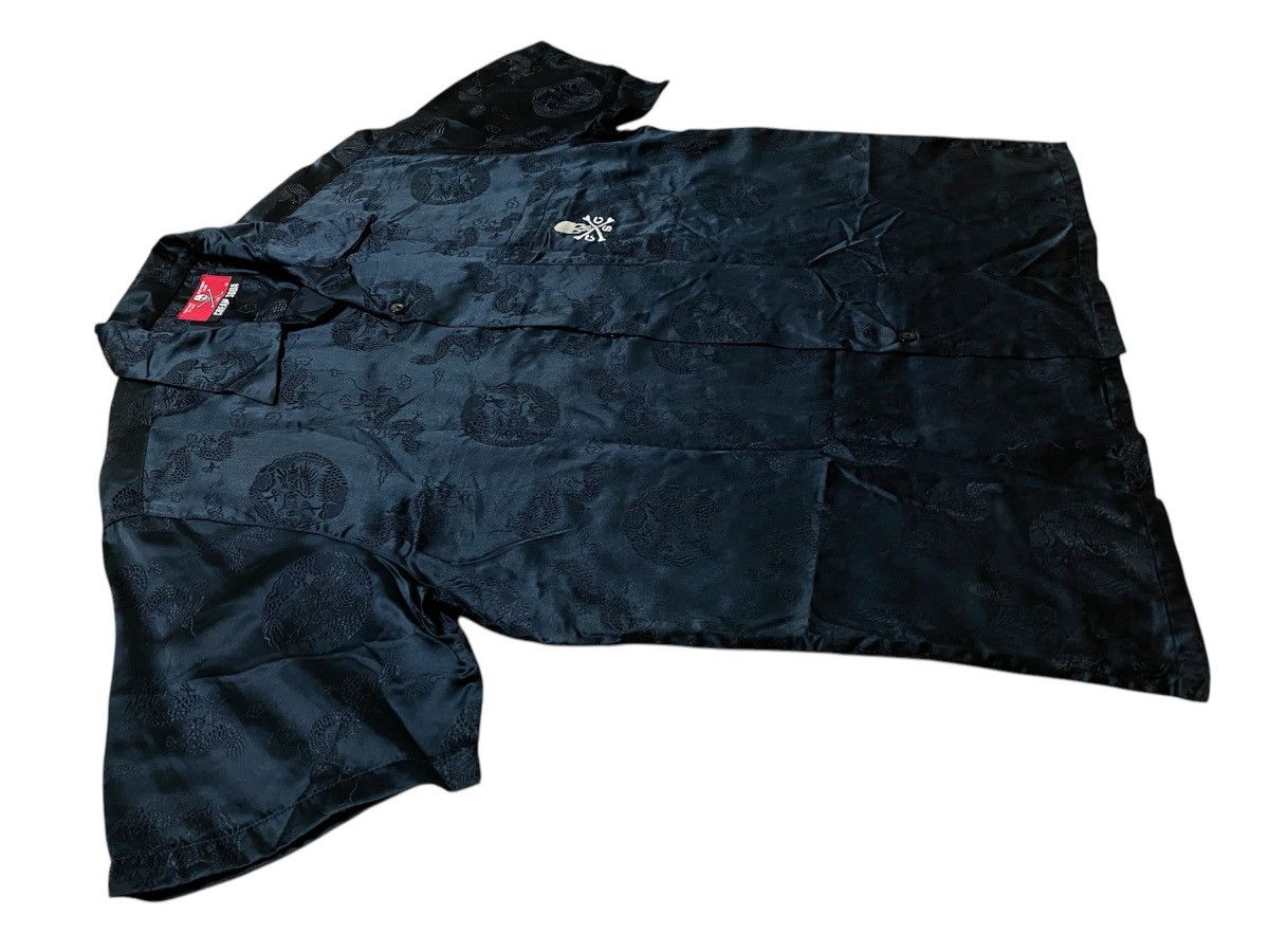 Japanese Brand × Vintage Vtg Cream Soda Motive Dragon Rayon Shirt Rockabilly Style Size US L / EU 52-54 / 3 - 6 Thumbnail