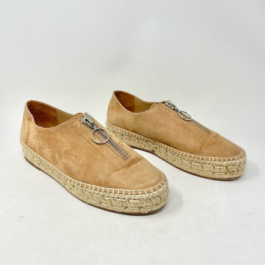 Alexander Wang Alexander Wang Devon Tan Suede Espadrille Shoes Size 38/8 Size US 8 / IT 38 - 2 Thumbnail
