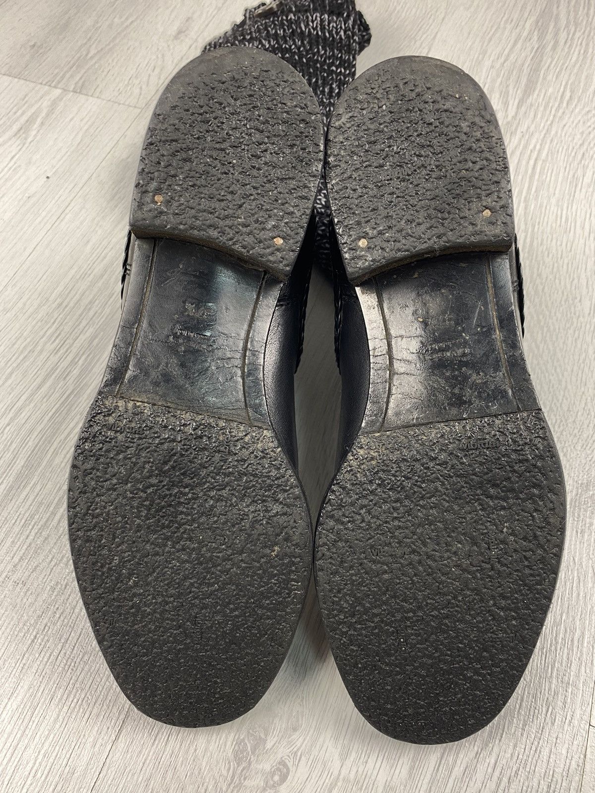 Gucci Gucci Knit Socks Leather Boots Size 37 1/2 Fendi Prada Size US 7.5 / IT 37.5 - 8 Thumbnail