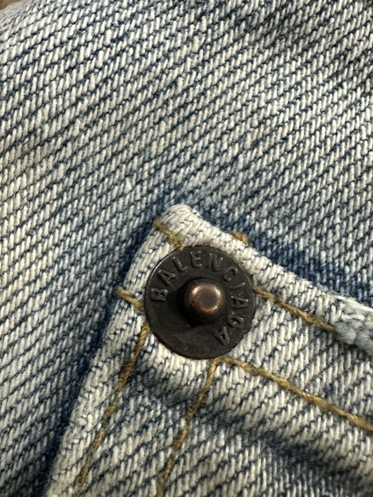 Balenciaga denim shorts