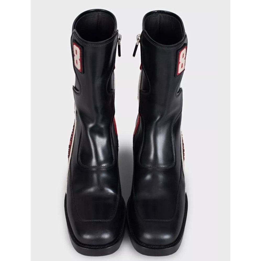 Dior Christian Dior Black Leather Logo Ankle Boots Sz 38 Size US 7 / IT 37 - 2 Thumbnail