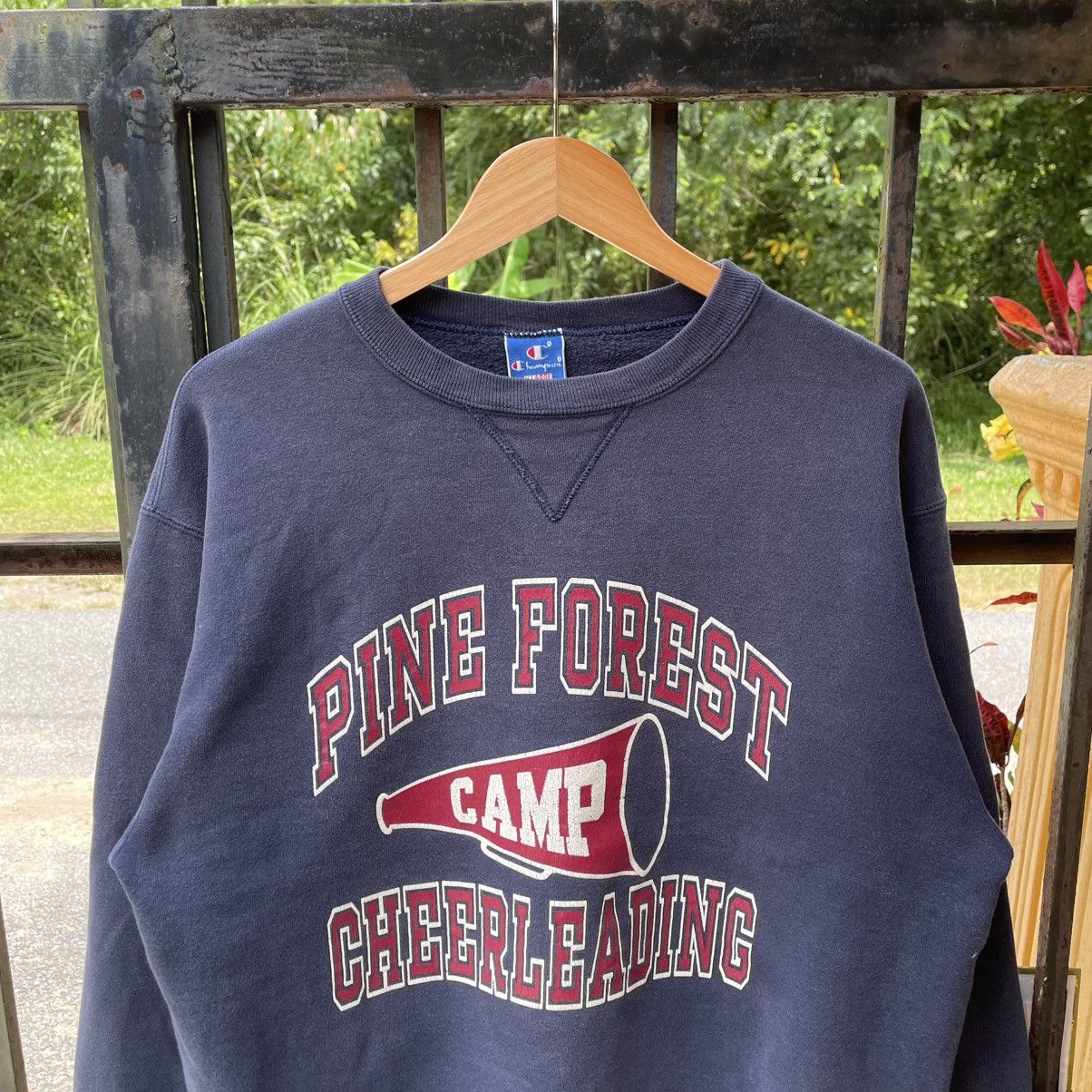 Champion 🔥Vintage Champion USA Made Pine Forest Sweatshirts Size US M / EU 48-50 / 2 - 4 Thumbnail