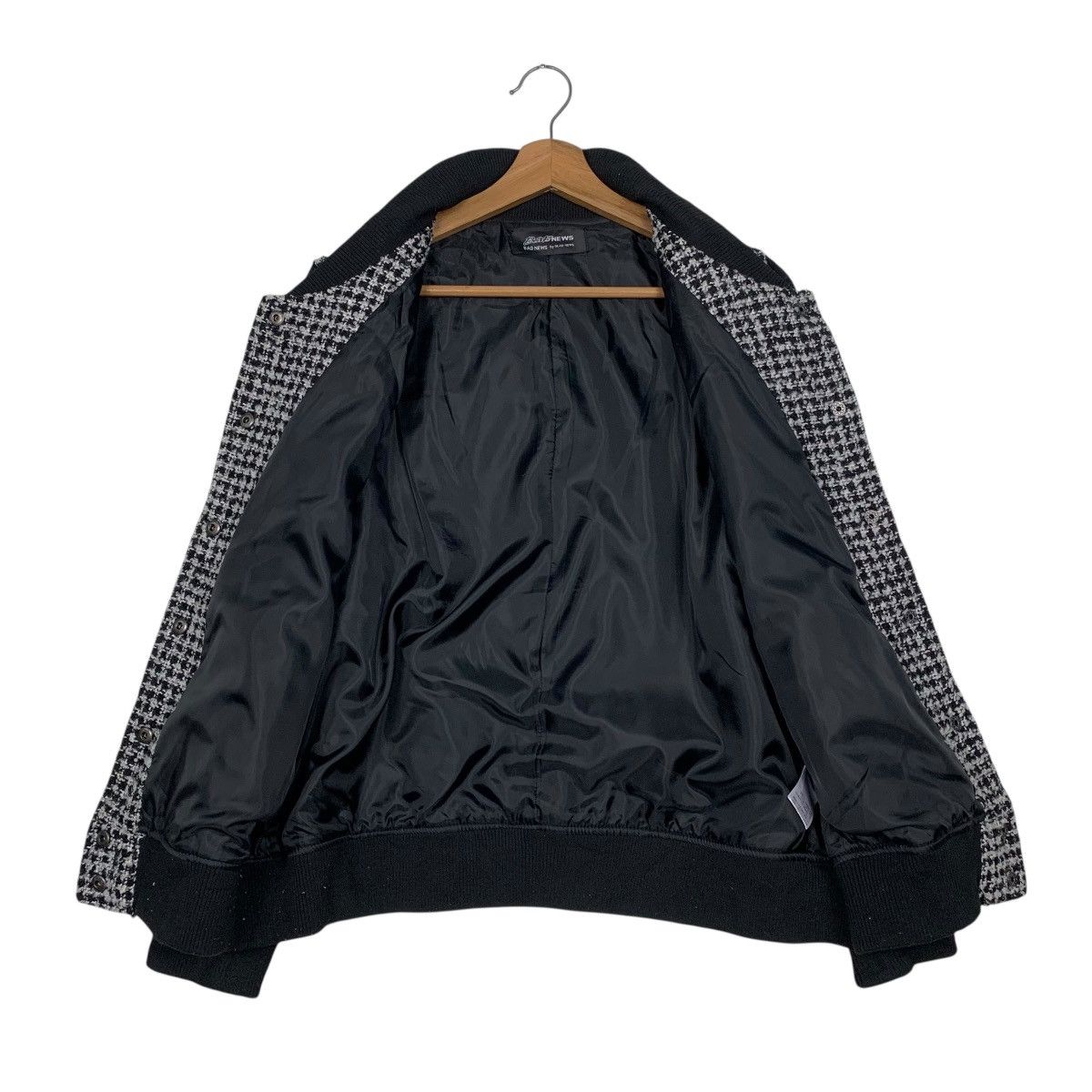 Japanese Brand Japanese Brand Bad News Houndstooth Bomber Size US M / EU 48-50 / 2 - 11 Thumbnail