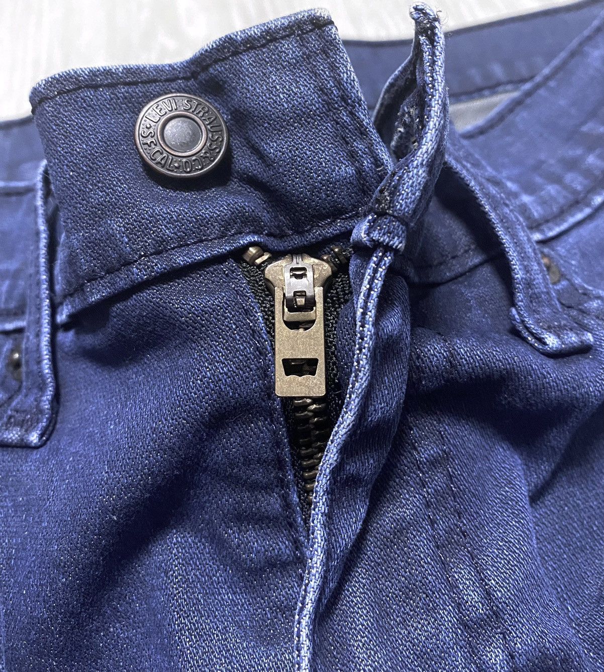 Levi's Levi’s 511 Waterless Blue Slim Fit Classic Jeans Denim Size US 32 / EU 48 - 13 Thumbnail