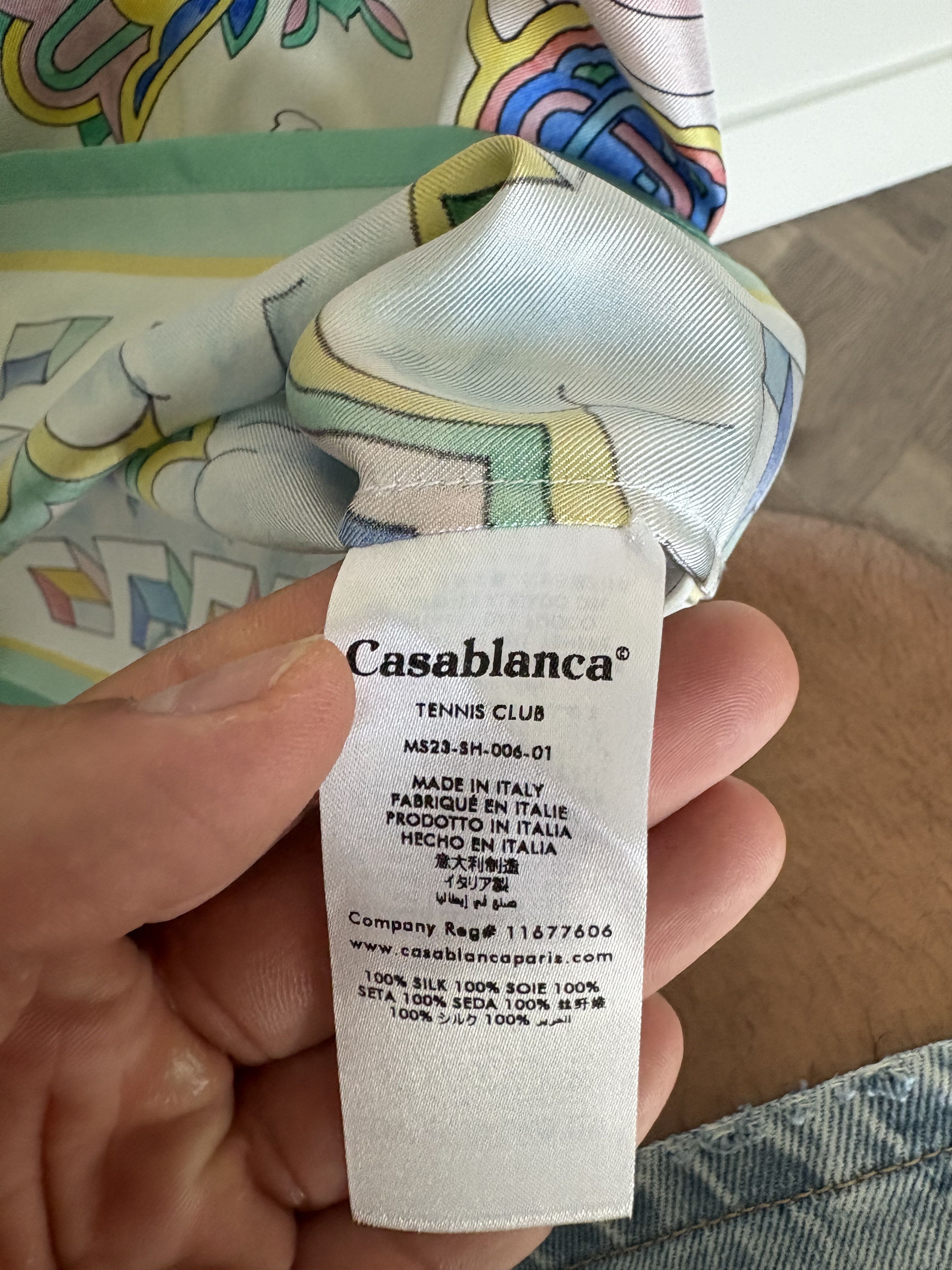 Casablanca Casablanca multicollor Silk Shirt Size US M / EU 48-50 / 2 - 3 Thumbnail