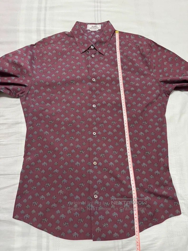 Hermes Hermes size 39 Shirt with classic robot pattern Size US M / EU 48-50 / 2 - 5 Thumbnail