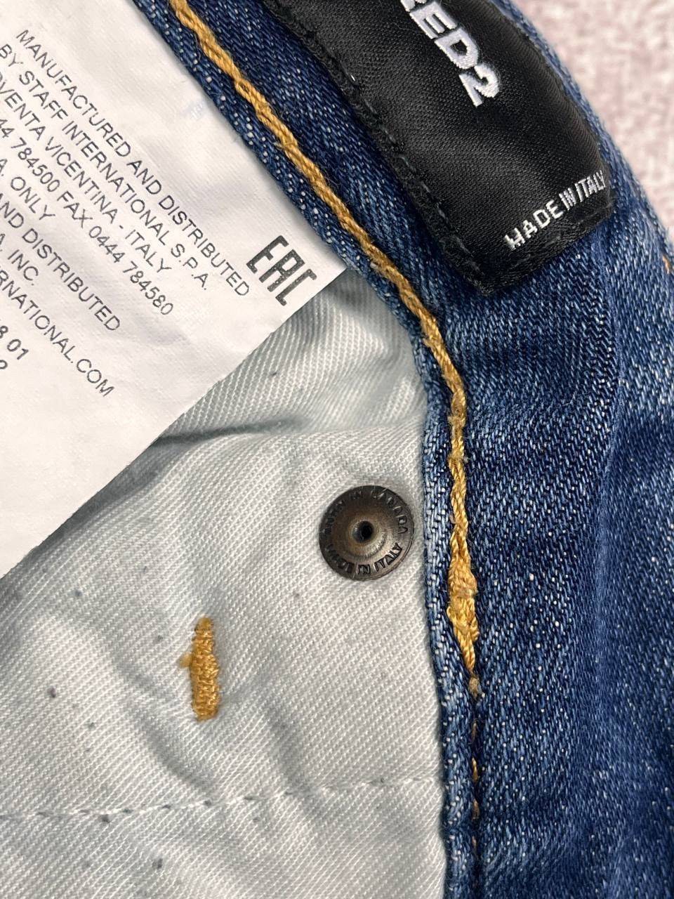 Dsquared2 × Vintage Vintage Dsquared2 Baggy Archival Denim Pants 32 Size US 32 / EU 48 - 6 Thumbnail