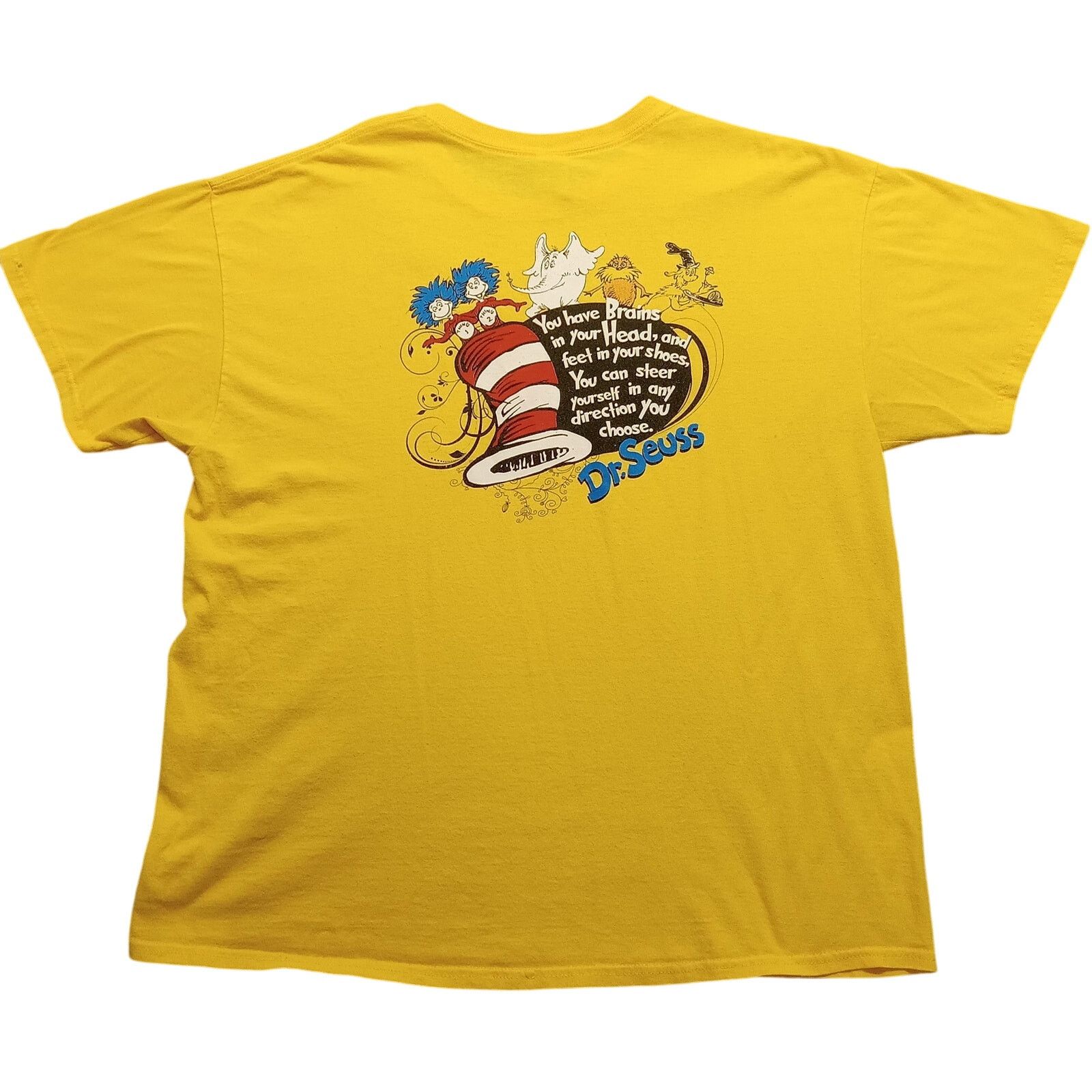 & Other Stories Dr. Suess T-Shirt XL Men Gildan You Have Brains In Your Head Size US XL / EU 56 / 4 - 1 Thumbnail