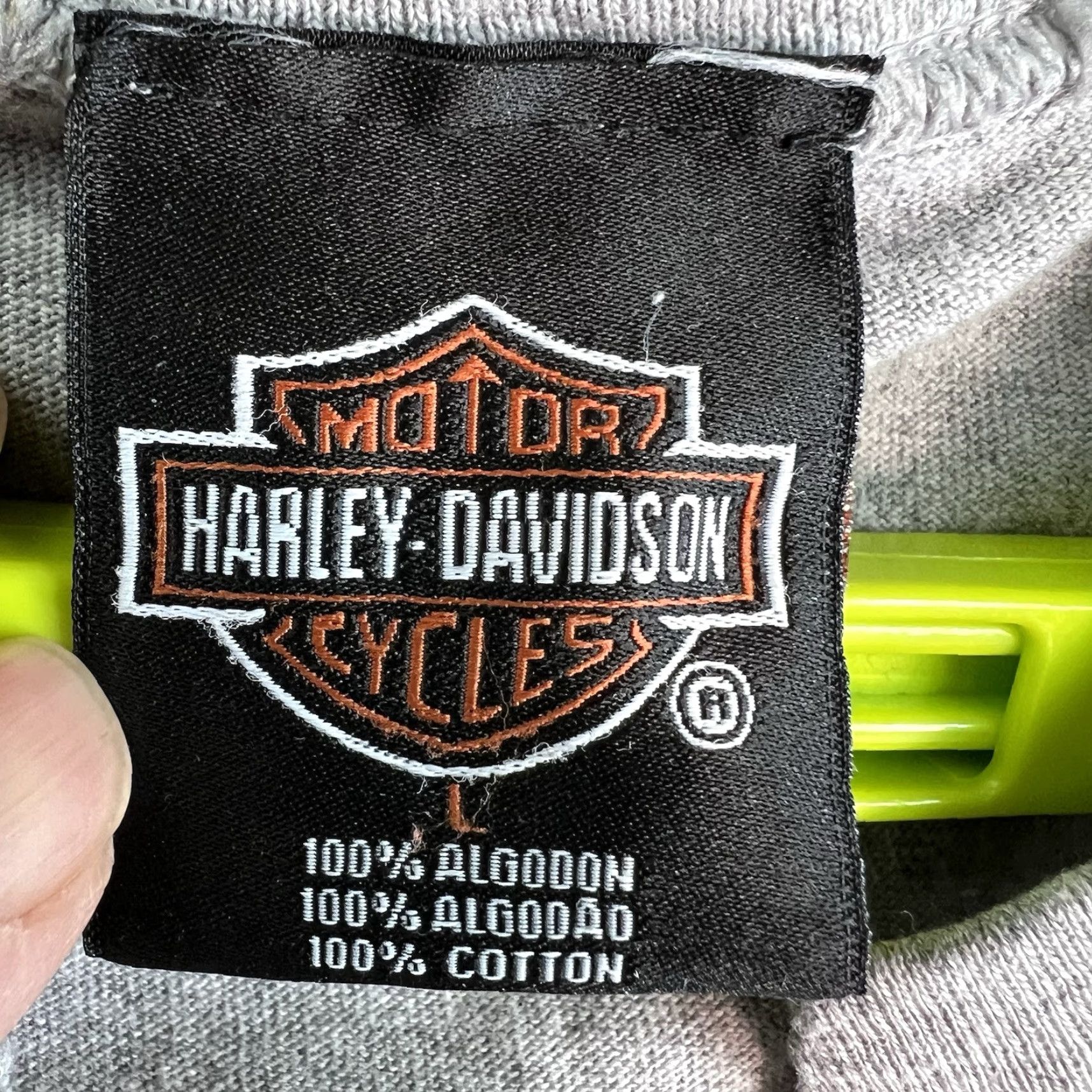 Harley Davidson Harley-Davidson Women’s T-Shirt L Gray V-Neck Graphic Beach Motorcycle Casual Size L / US 10 / IT 46 - 6 Thumbnail